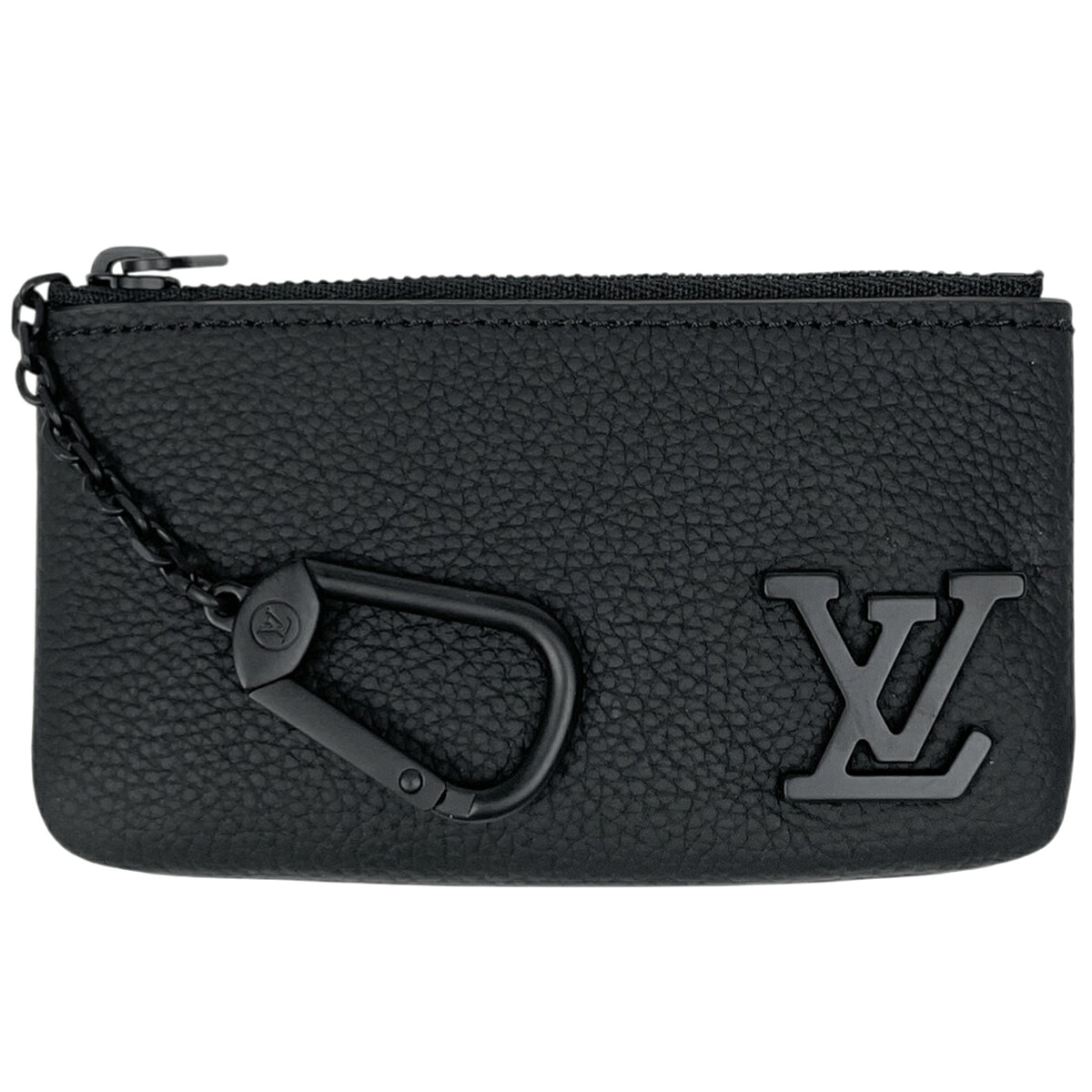 ルイ・ヴィトン Louis Vuitton ポシェット クレ LVアエログラム 足懸かり入れもの コインケース なめし革 ノワール(黒いこと) M81031 メンズ 【中古】