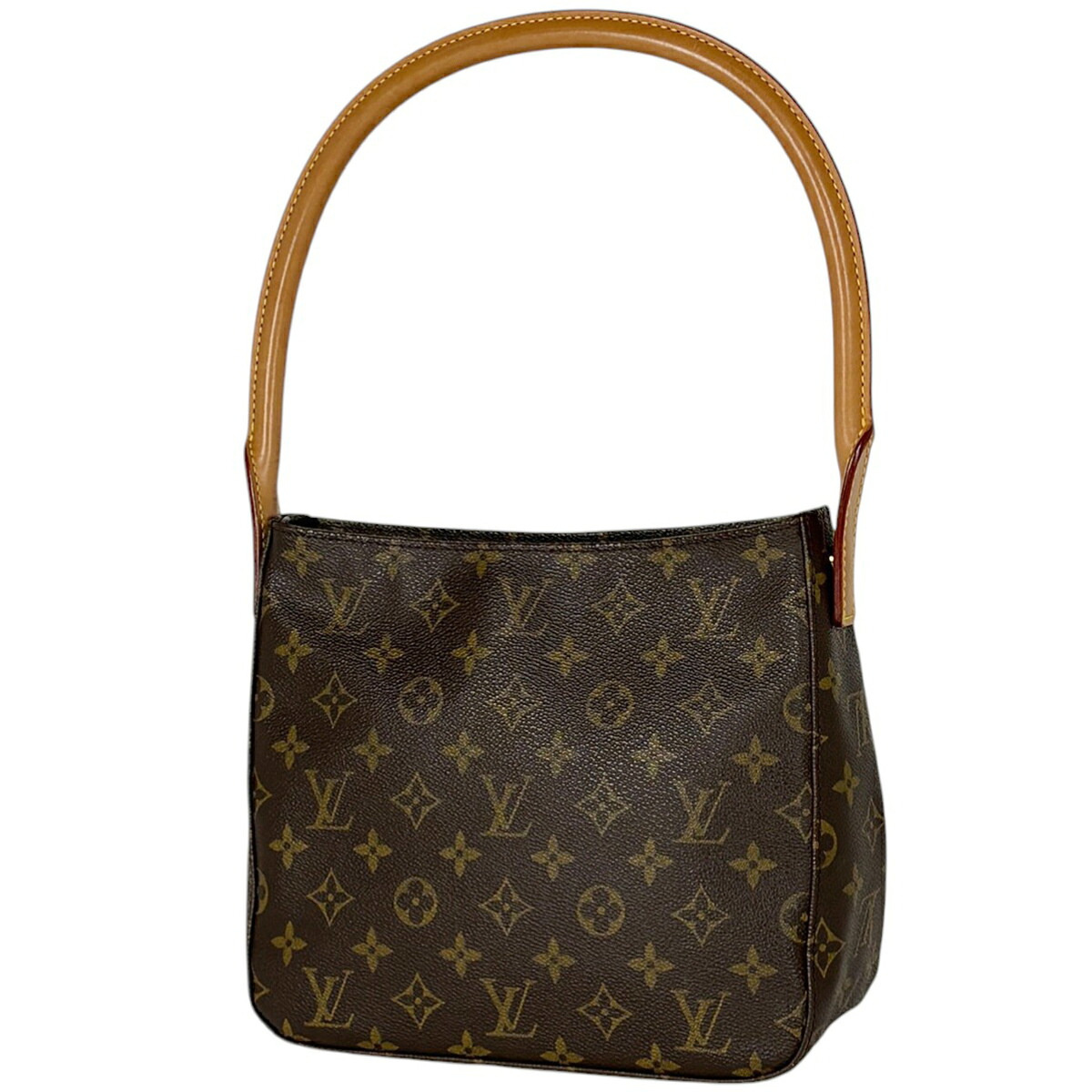 ルイ・ヴィトン Louis Vuitton ルーピングMM 肩掛け ワンショルダー ショルダーバッグ モノグラム ブラウン M51146 レディース 【中古】