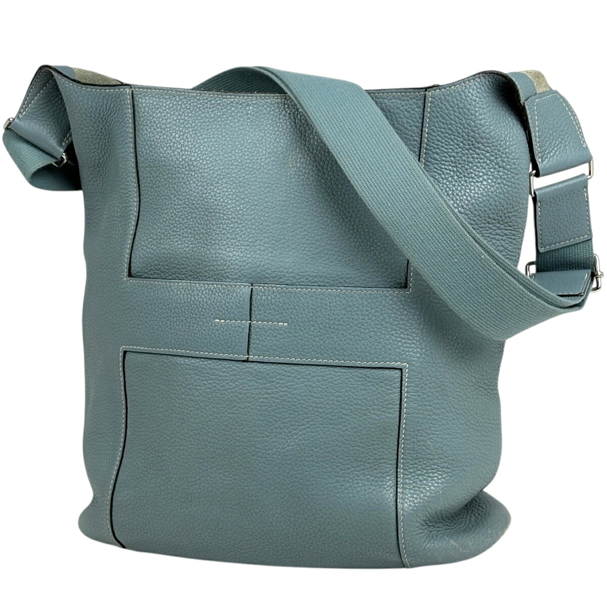 エルメス HERMES グッドニュースGM ショルダーバッグ トリヨンクレマンス シエル □M レディース 【中古】
