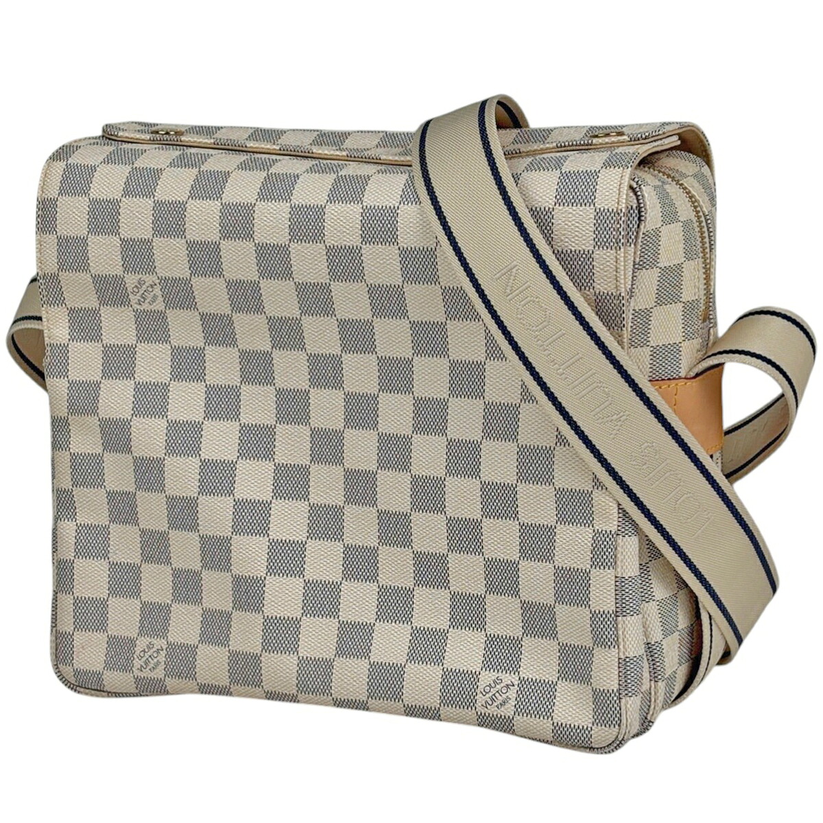 ルイ・ヴィトン Louis Vuitton ナヴィグリオ 斜め掛け ショルダーバッグ ダミエアズール ホワイト N51189 レディース 【中古】 64,900円