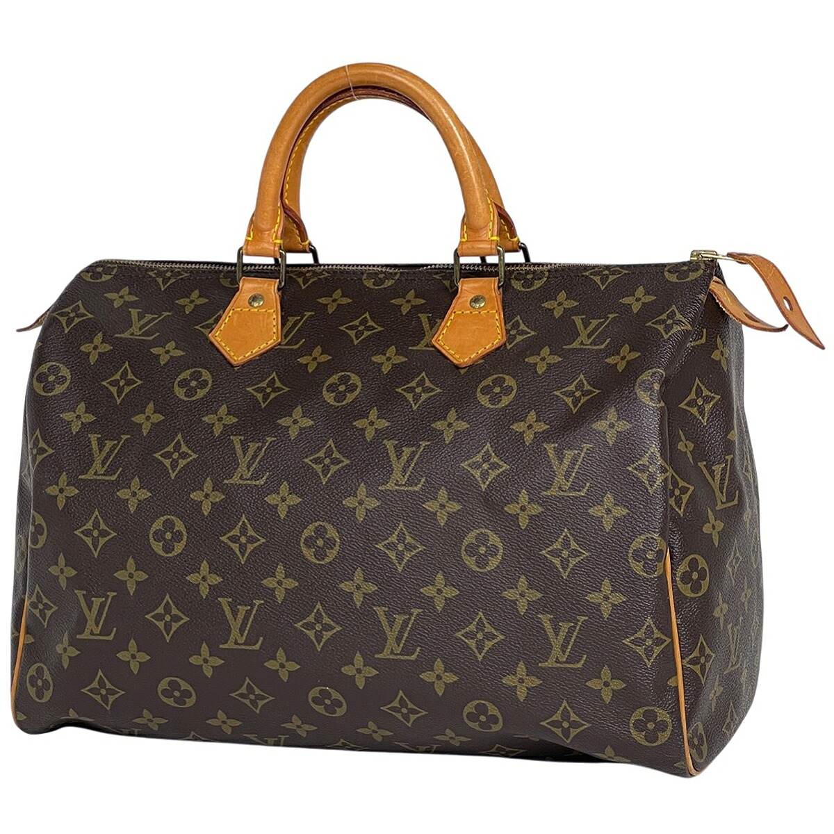 ルイ・ヴィトン Louis Vuitton スピーディ35 ボストンバッグ ハンドバッグ モノグラム ブラウン M41524 レディース 【中古】