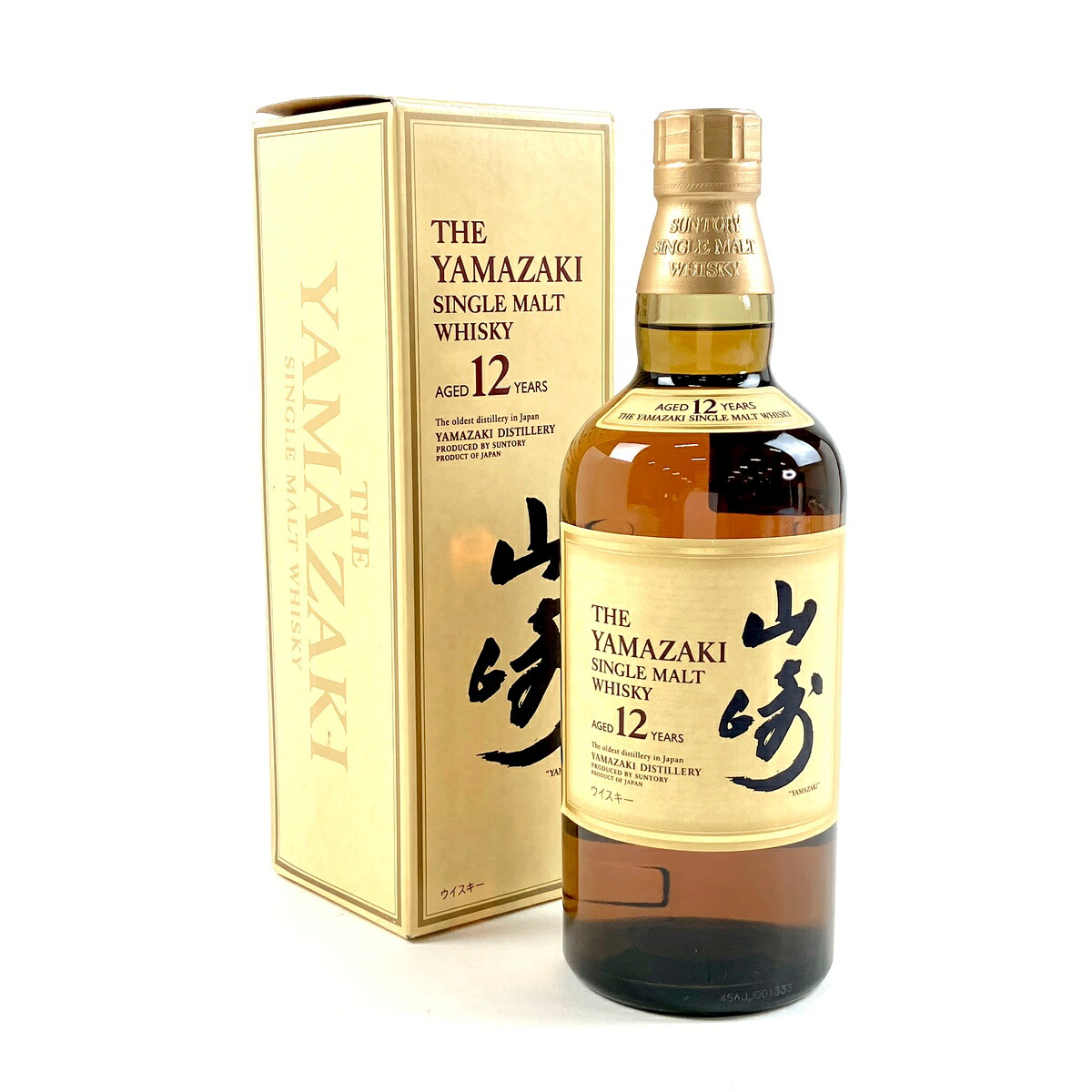 【東京都内限定お届け】 サントリー SUNTORY 山崎 12年 シングルモルト 旧 700ml 国産ウイスキー 【中古】