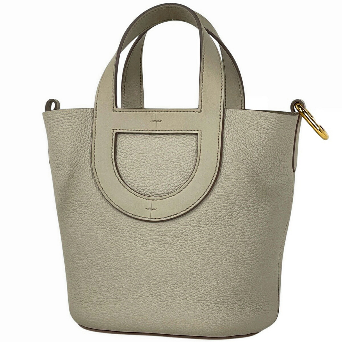 エルメス HERMES インザループ18 ハンドバッグ トリヨンクレマンス アイボリー B レディース 【中古】