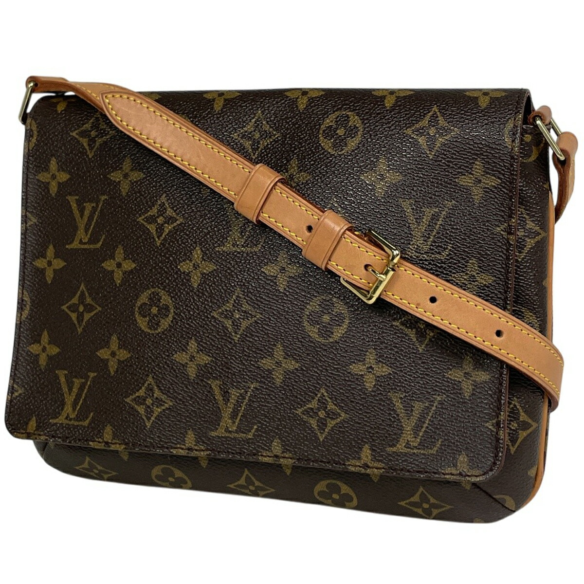 ルイ・ヴィトン Louis Vuitton ミュゼット アルゼンチンタンゴ 遊撃手 肩かけ ショルダーバッグ モノグラム 赤銅色 M51257 レディース 【中古】