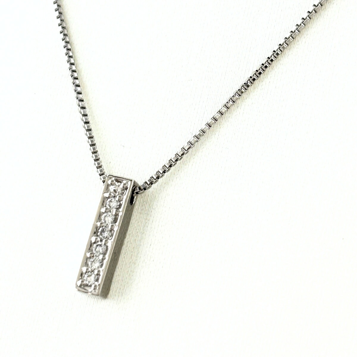 ヴァンドーム青山 VENDOME AOYAMA メレダイヤ デザインネックレス プラチナ ペンダント ネックレス Pt950 Pt850 ダイヤモンド レディース 【中古】