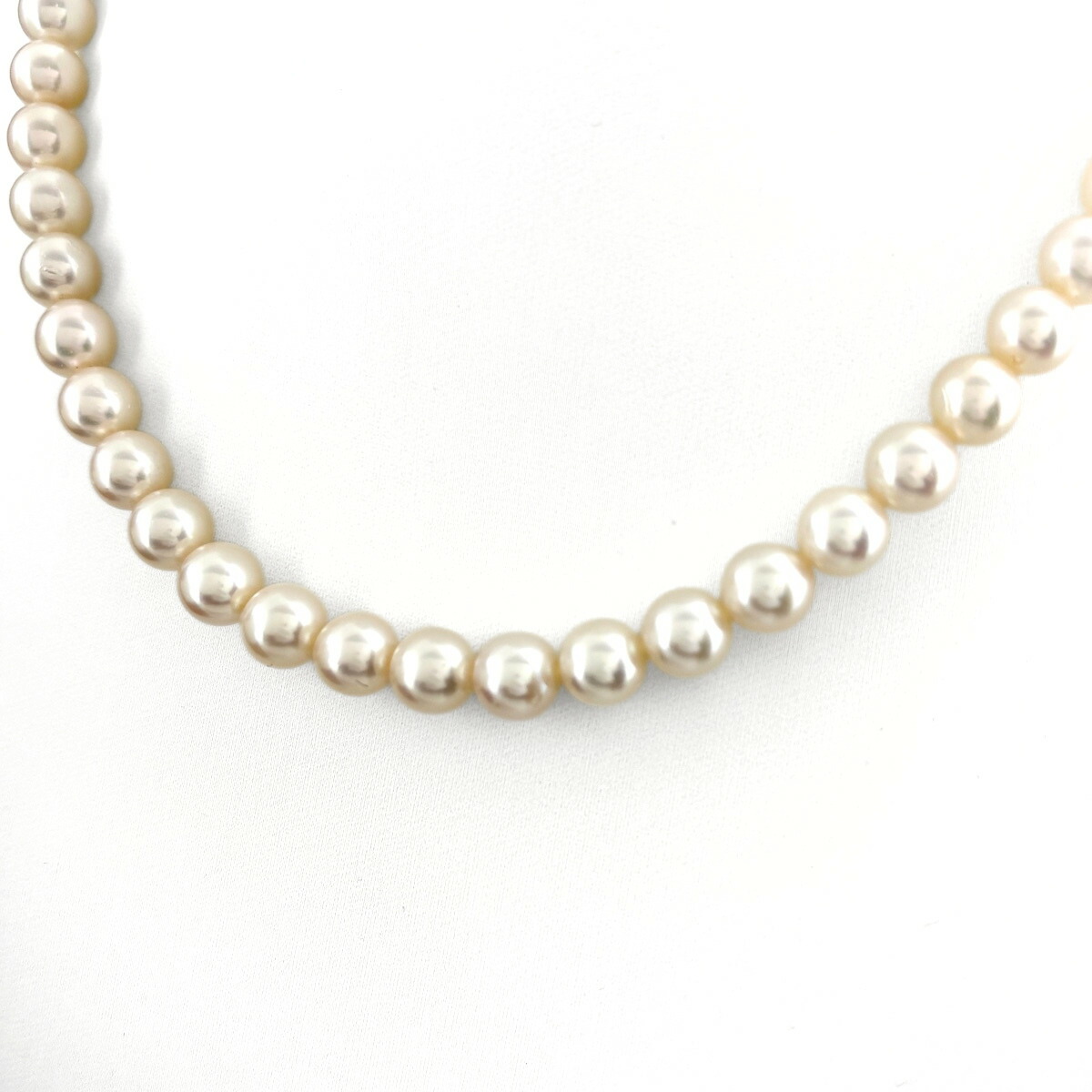 タサキ TASAKI パール デザインネックレス シルバー 真珠 ネックレス SV パール レディース 【中古】