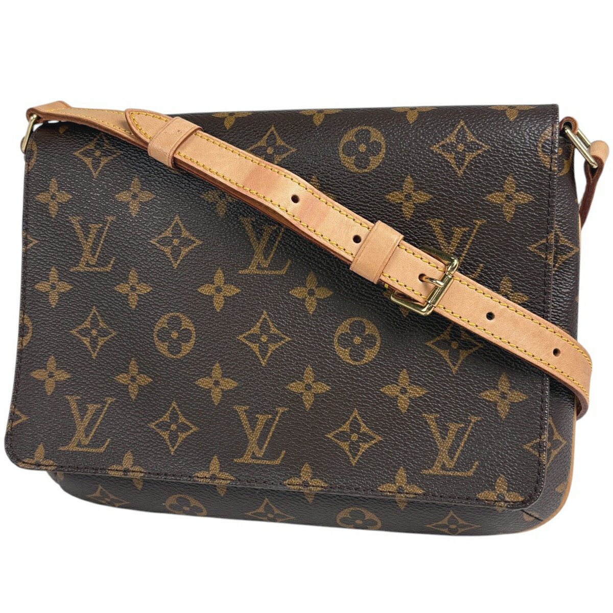 ルイ・ヴィトン Louis Vuitton ミュゼット アルゼンチンタンゴ 遊撃手 肩かけ ショルダーバッグ モノグラム 赤銅色 M51257 レディース 【中古】