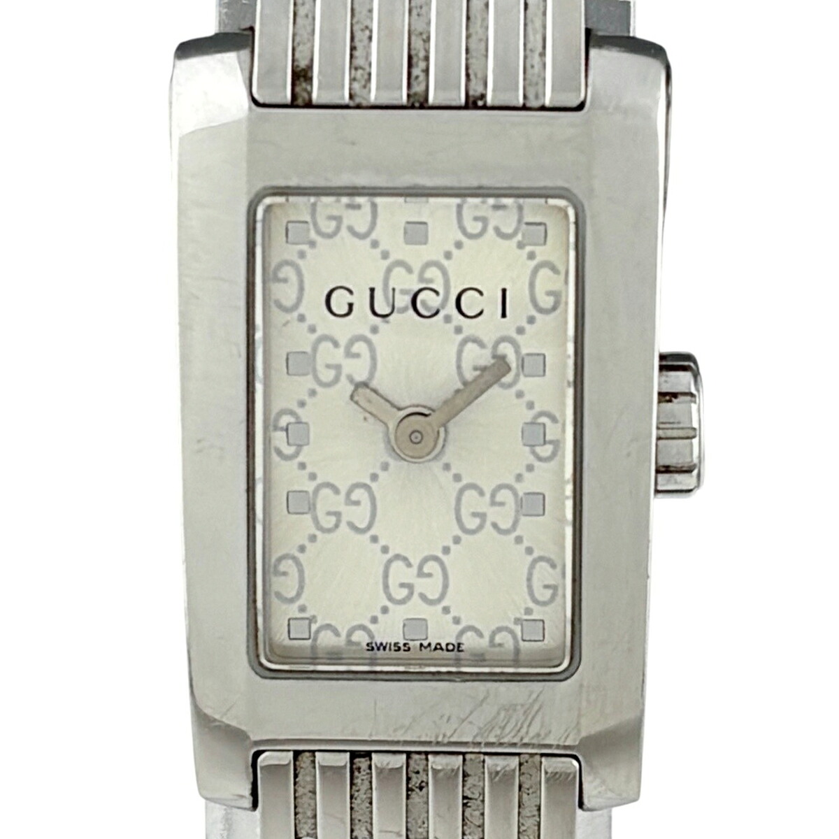 グッチ GUCCI G地下鉄道 8600L ウォッチ SS 石英 ゴールド レディース 【中古】 msp29