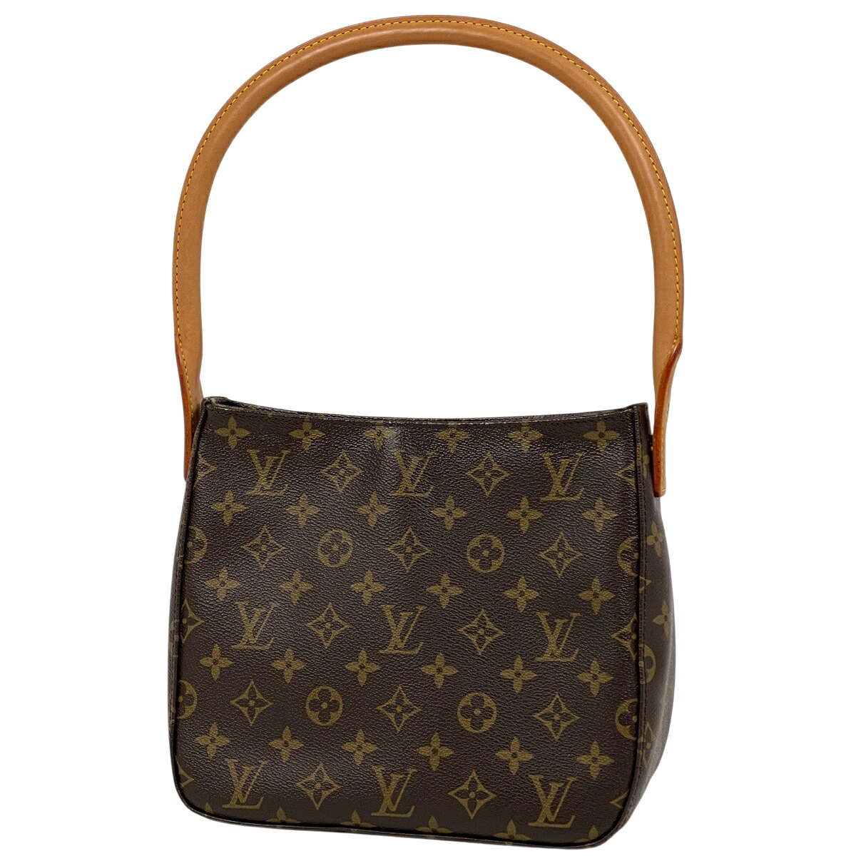 ルイ・ヴィトン Louis Vuitton ルーピングMM ショルダーバッグ モノグラム ブラウン M51146 レディース 【中古】 msp29｜バイセル 店