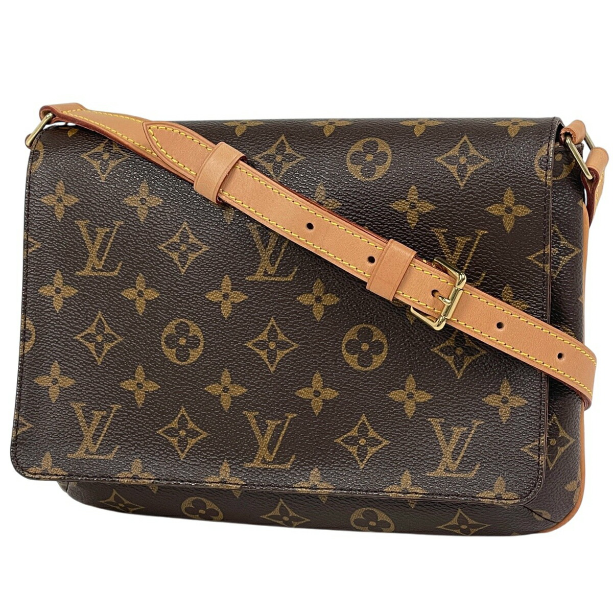 ルイ・ヴィトン Louis Vuitton ミュゼット タンゴ ショルダーバッグ モノグラム ブラウン M51388 レディース 【中古】