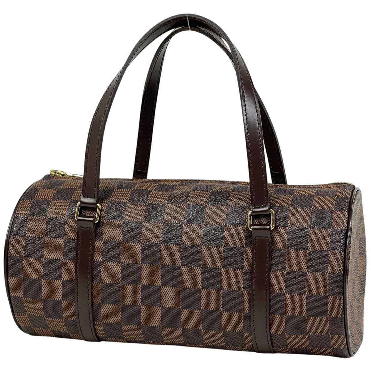 ルイ・ヴィトン Louis Vuitton パピヨン26 ハンドバッグ ダミエ ブラウン N51304 レディース 【中古】