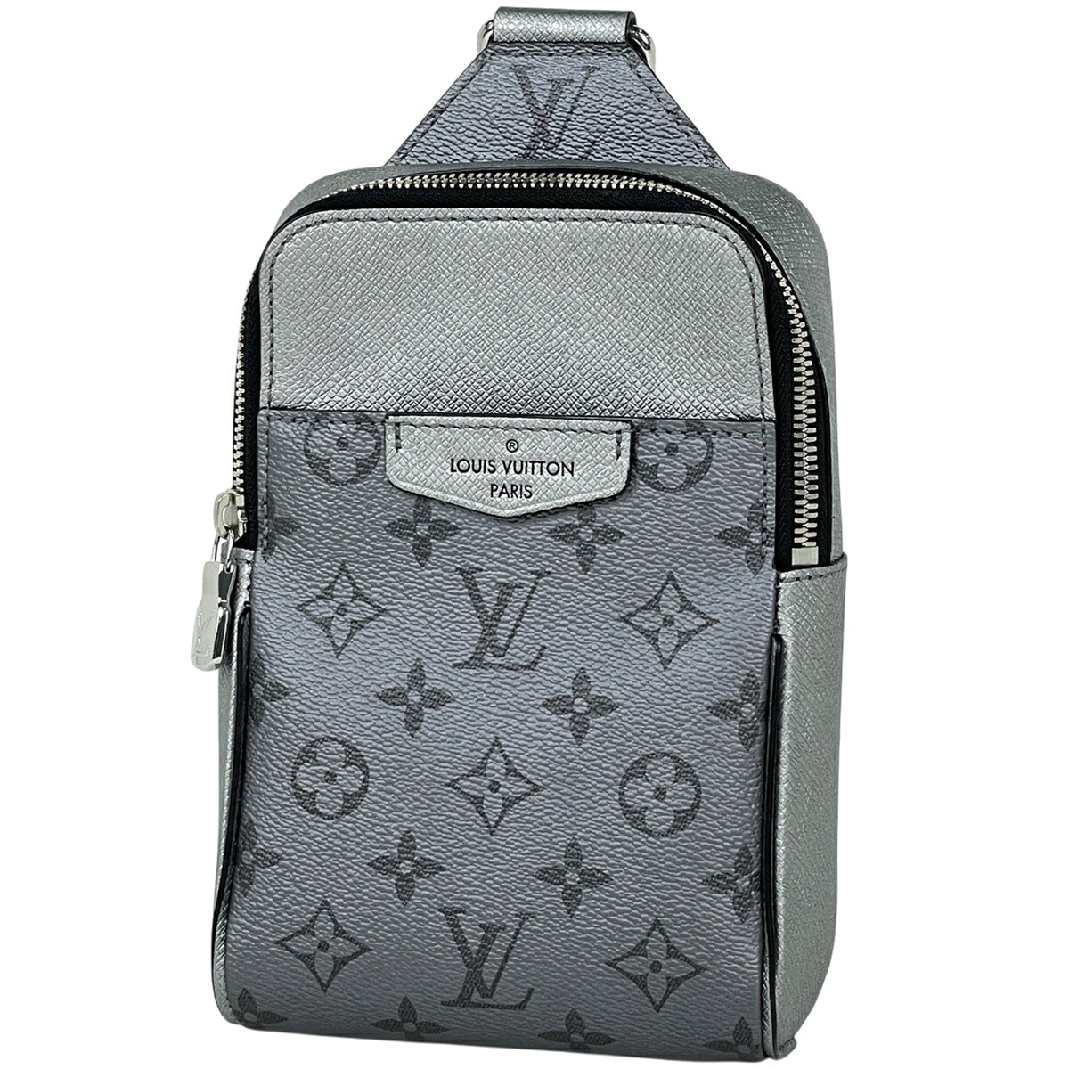ルイ・ヴィトン Louis Vuitton アウトドア スリングバッグ 上半身御徒面子 タイガラマ しろがね色 M30833 メンズ 【中古】 msp39