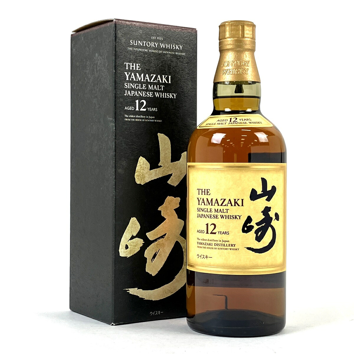 【東京都内限定お届け】 サントリー SUNTORY 山崎 12年 シングルモルト ジャパニーズ 700ml 国産ウイスキー 【中古】