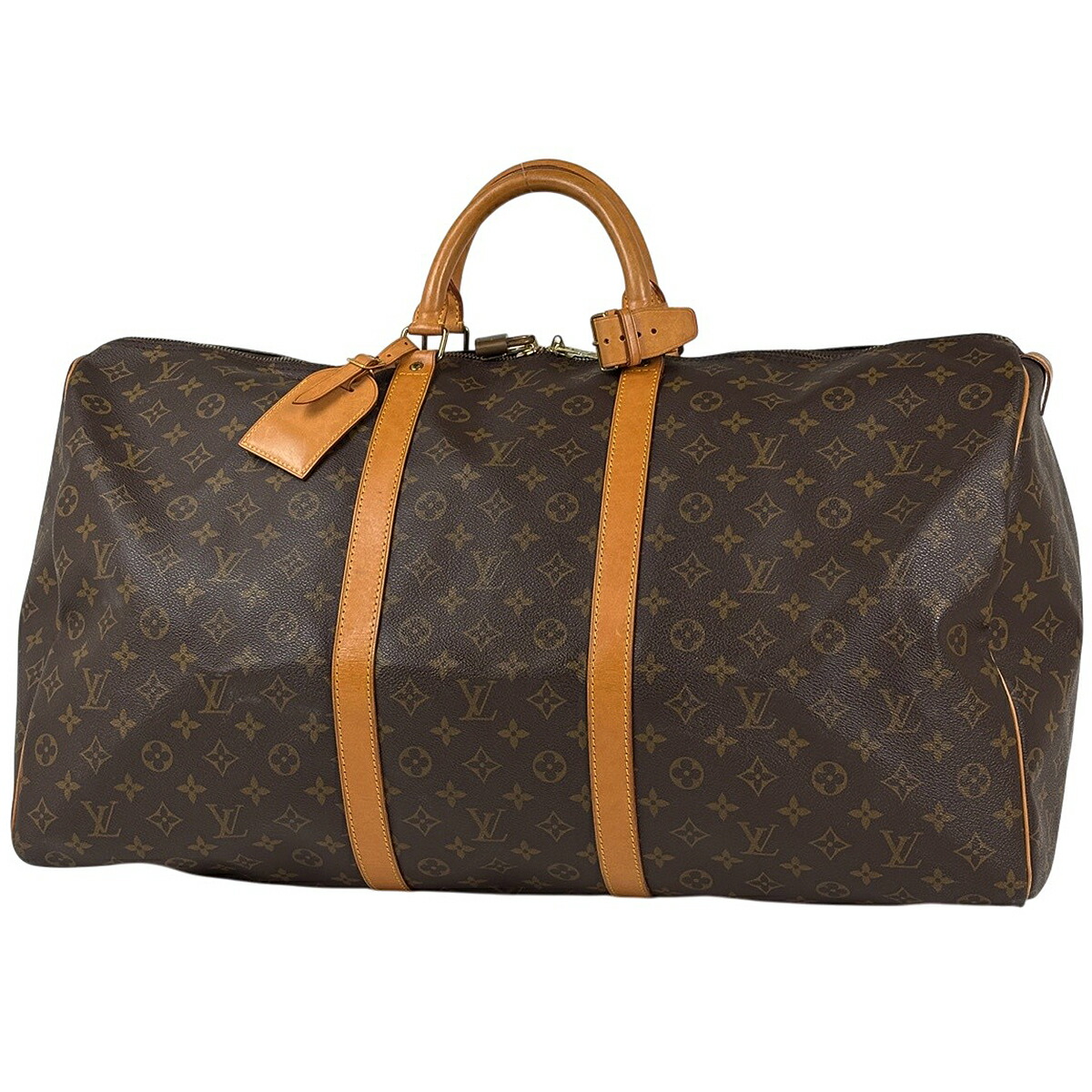 ルイ・ヴィトン Louis Vuitton キーポル60 ボストンバッグ モノグラム 赤銅色 M41422 レディース 【中古】