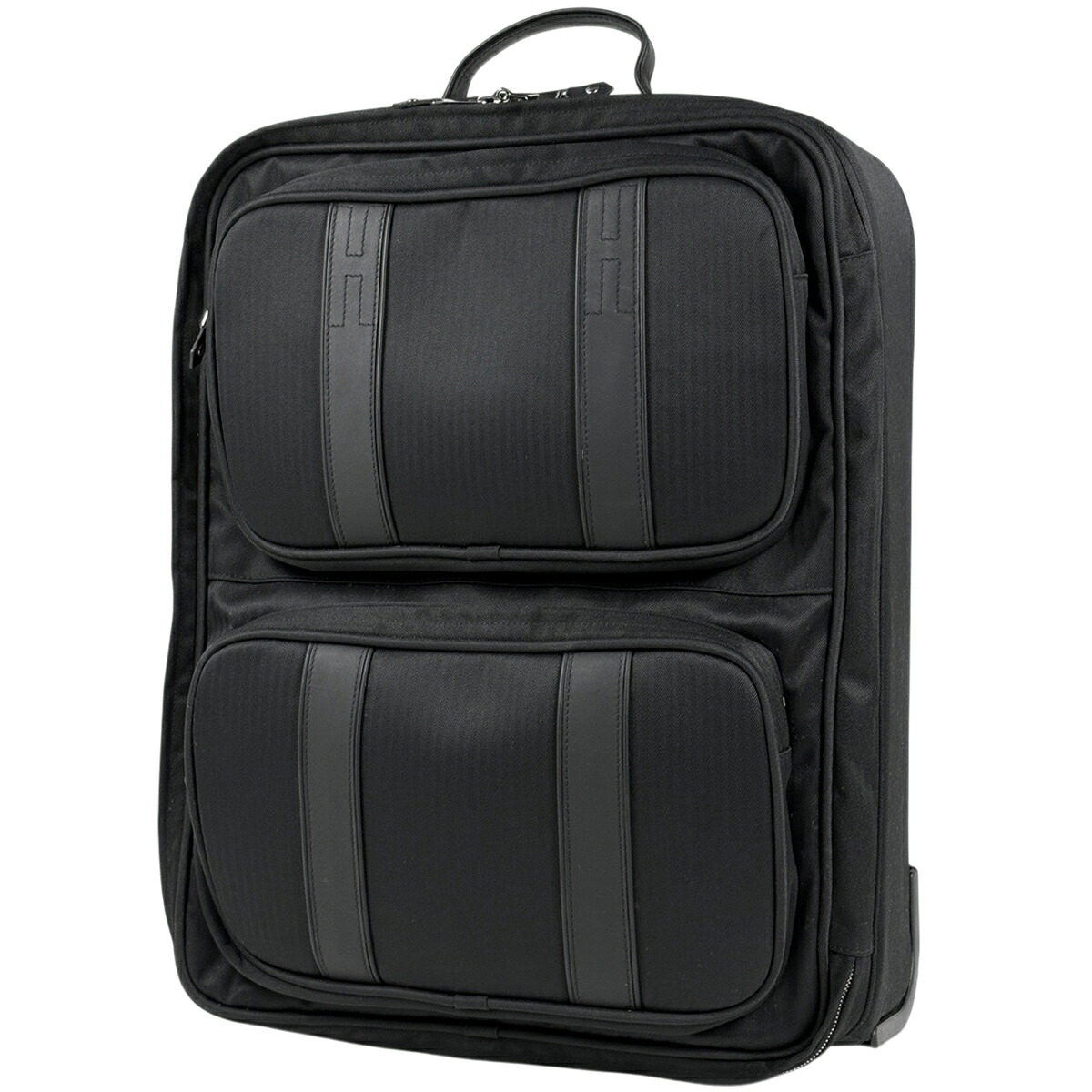 エルメス HERMES アカプルコデフアレス キャリーバッグ トワルシェブロン 黒いこと レディース 【中古】 msp39