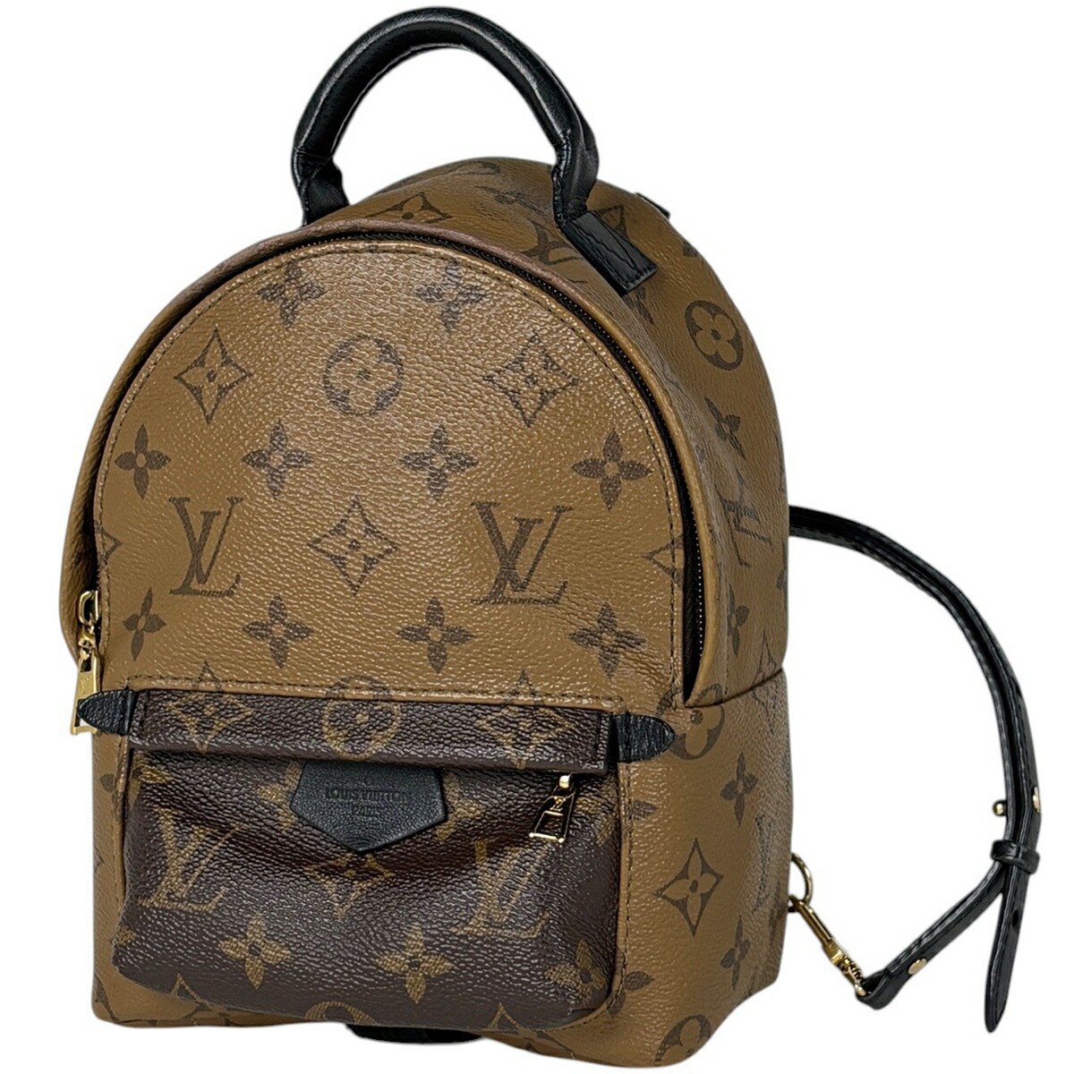 ルイ・ヴィトン Louis Vuitton パームスプリングス うしろ側容器に並べるMINI 背嚢 モノグラムリバース 赤銅色 M44872 レディース 【中古】 msp39