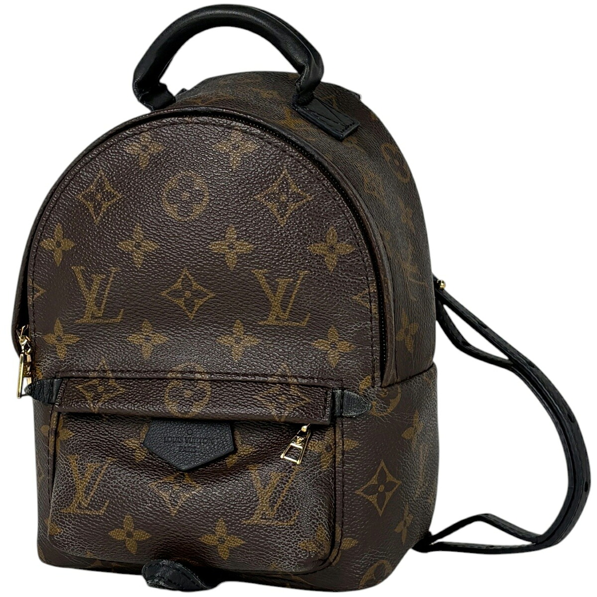 ルイ・ヴィトン Louis Vuitton パームスプリングス うしろ側容器に並べるMINI 背嚢 モノグラム 赤銅色 黒いこと M41562 レディース 【中古】 msp39