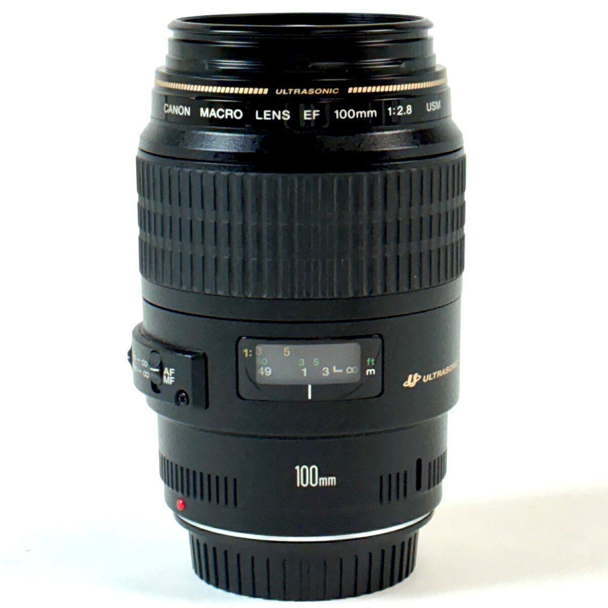 キヤノン Canon EF 100mm F2.8 MACRO USM 一眼カメラ用レンズ（オートフォーカス） 【中古】