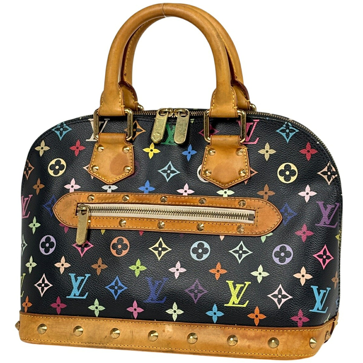 ルイ・ヴィトン Louis Vuitton アルマ ハンドバッグ モノグラムマルチカラー ノワール(ブラック) M92646 レディース 【中古】