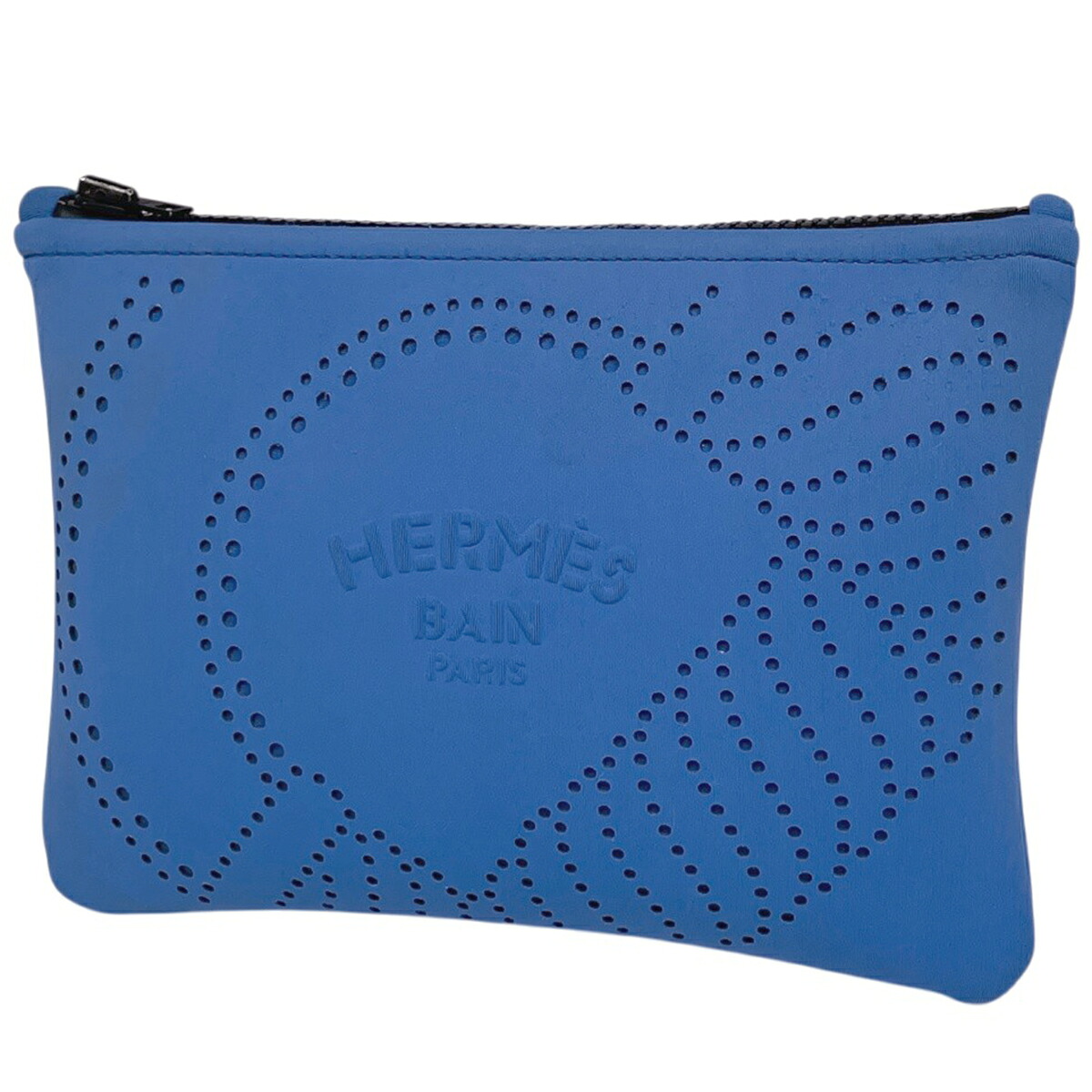 エルメス HERMES ネオヴァン カノエH PM ポリアミド かざり付ける車寄せ 青色 レディース 【中古】