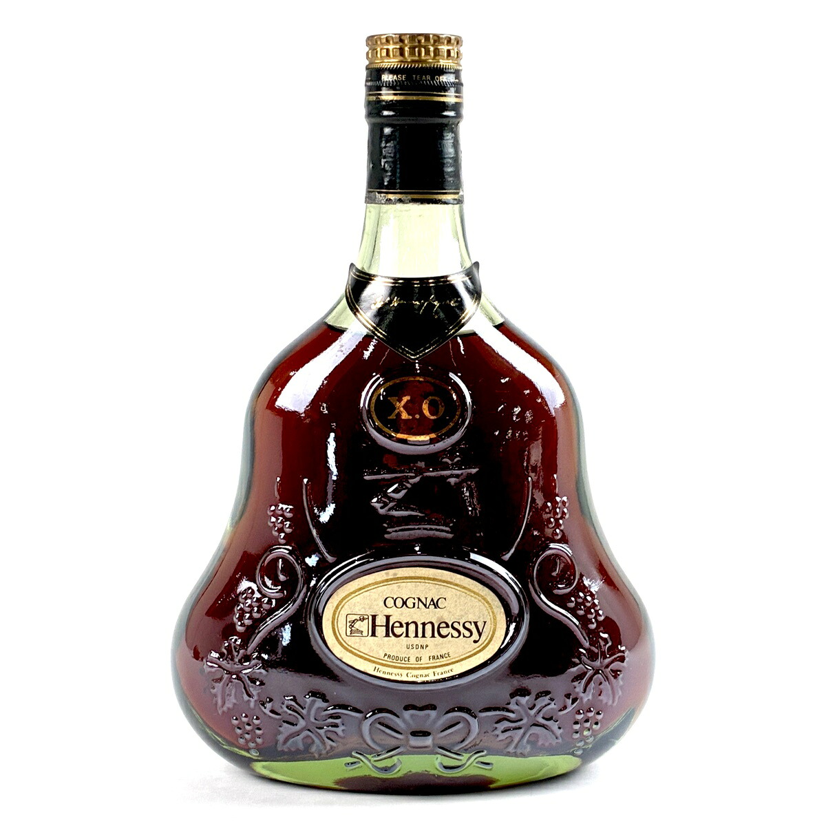 ヘネシー Hennessy XO 金キャップ グリーンボトル 700ml ブランデー コニャック 【中古】