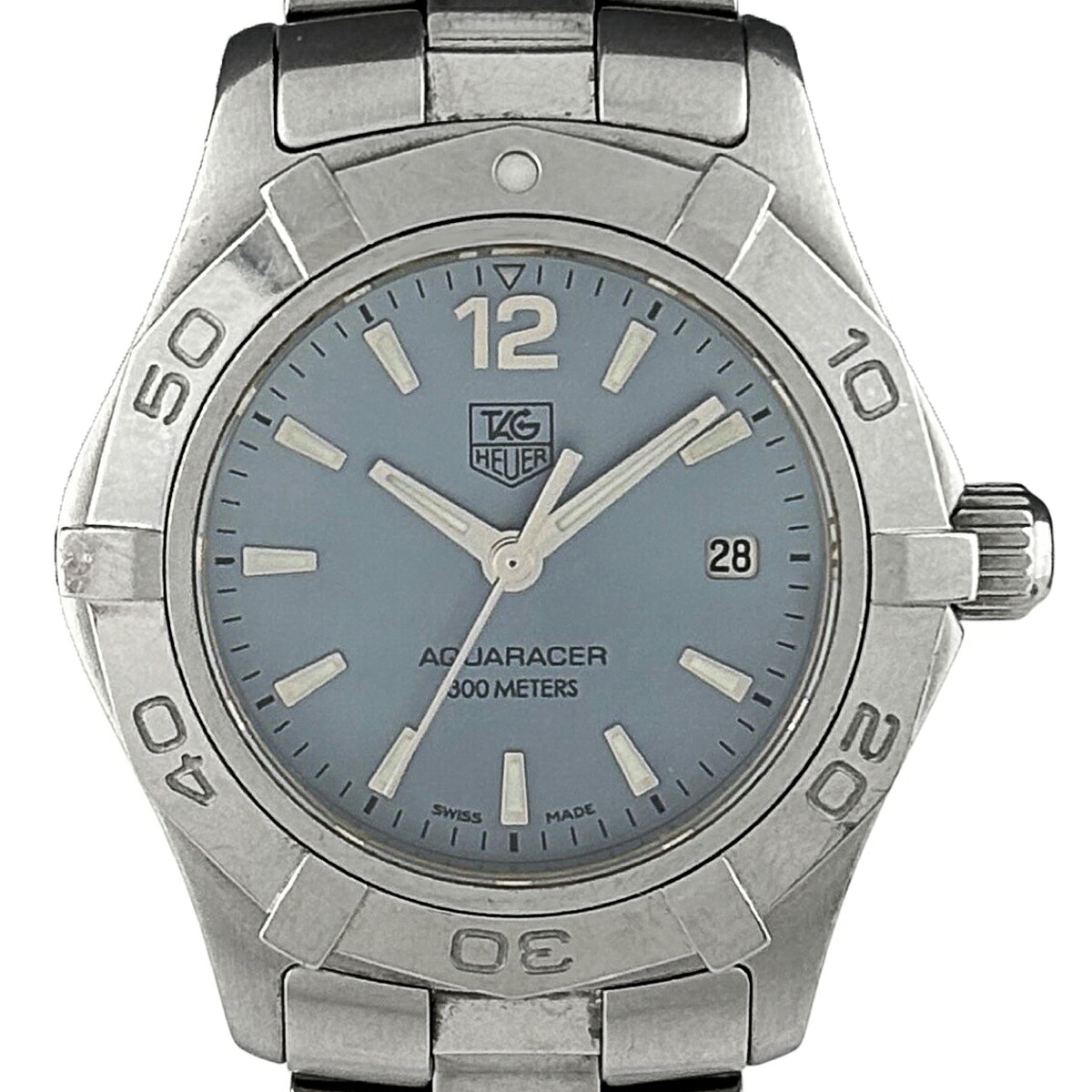 タグホイヤー TAG HEUER アクアレーサー WAF1417 ウォッチ SS 石英 青色系 レディース 【中古】
