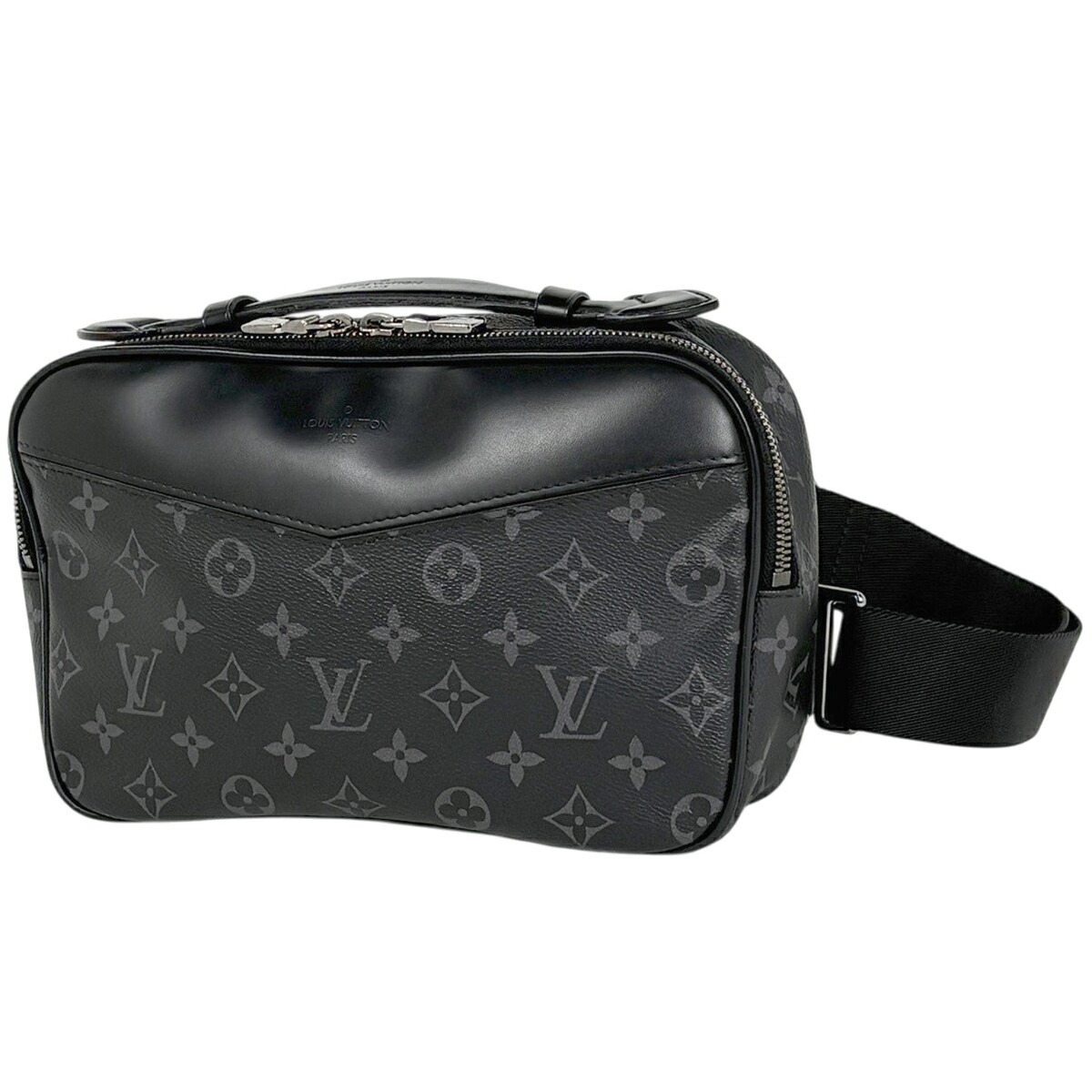 ルイ・ヴィトン Louis Vuitton バムバッグ 上半身御徒面子 モノグラムエクリプス ノワール(黒いこと) M42906 メンズ 【中古】 msp39