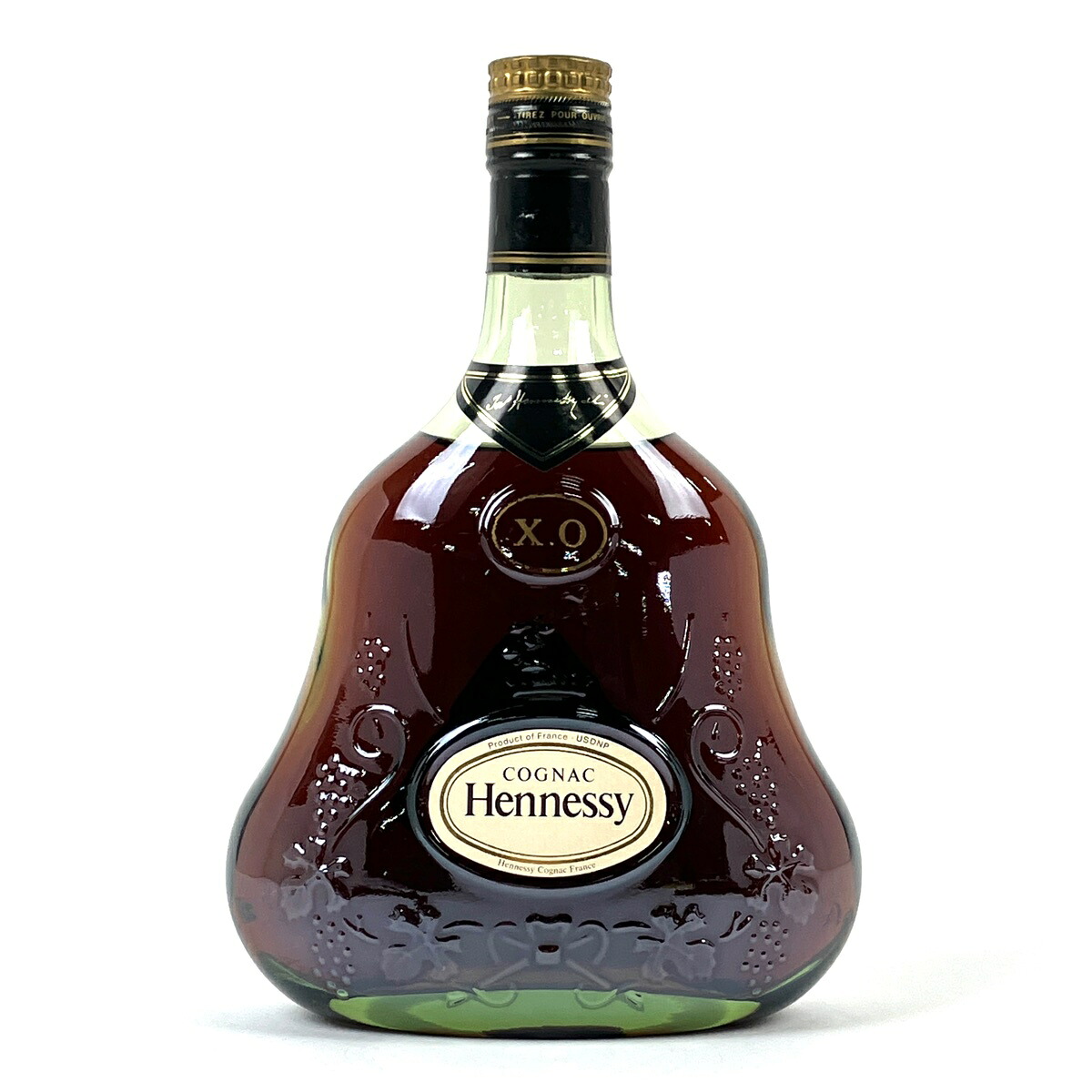 ヘネシー Hennessy XO 金キャップ グリーンボトル 700ml ブランデー コニャック 【中古】