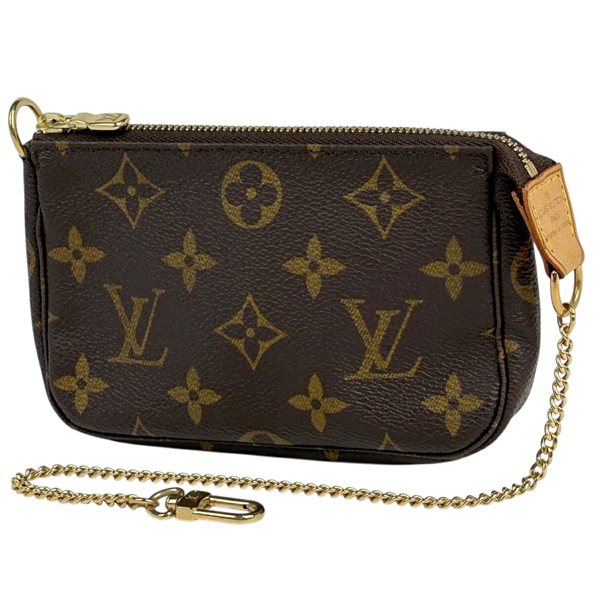ルイ・ヴィトン Louis Vuitton ミニ ポシェット アクセソワール メイク コスメ 佩び物車寄せ モノグラム 赤銅色 M58009 レディース 【中古】