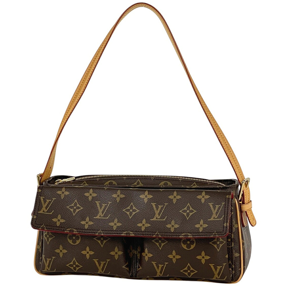 ルイ・ヴィトン Louis Vuitton ヴィバ シテMM ワンショルダー ハンドバッグ ショルダーバッグ モノグラム ブラウン M51164 レディース 【中古】