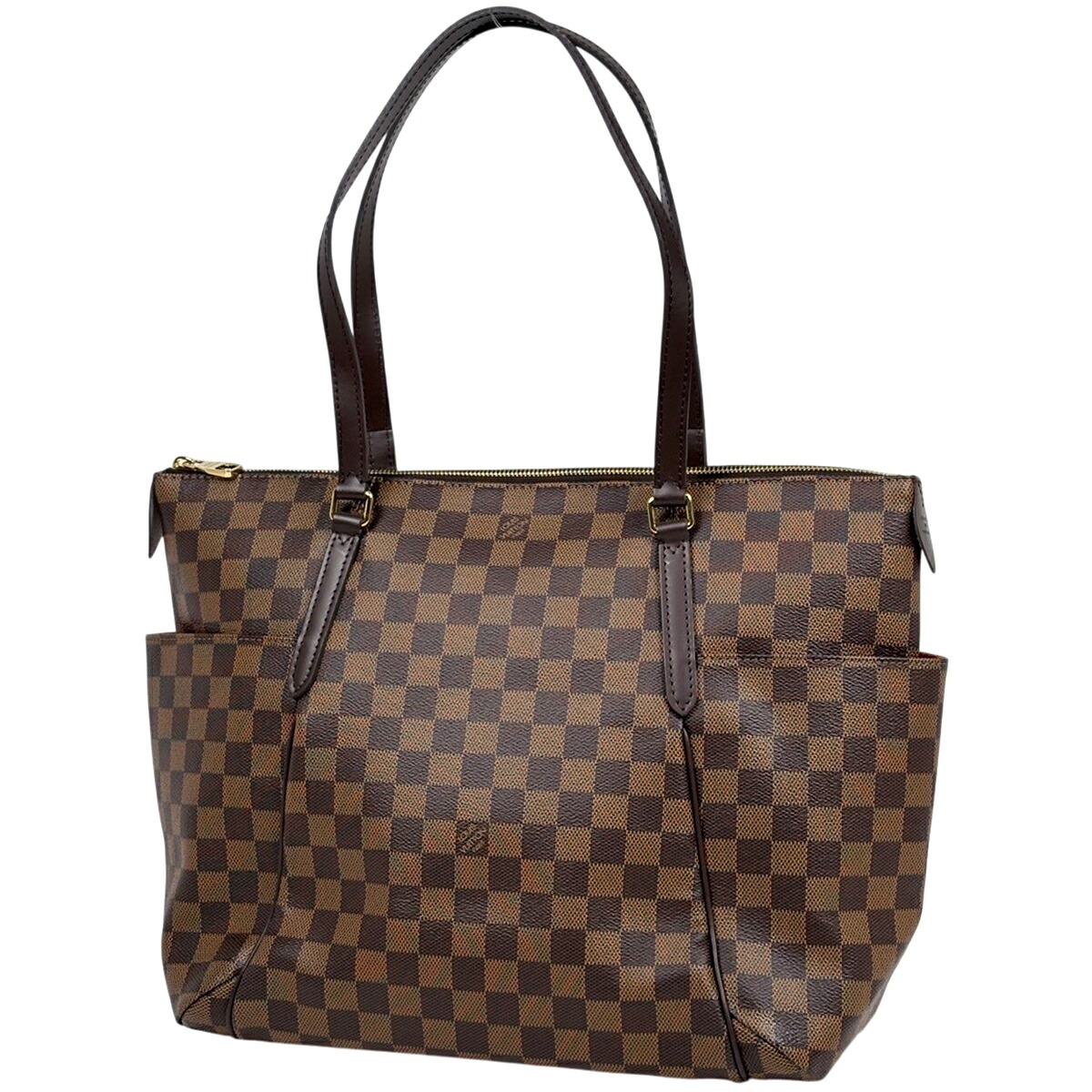 ルイ・ヴィトン Louis Vuitton トータリーMM ショルダーバッグ トートバッグ ダミエ ブラウン N41281 レディース 【中古】