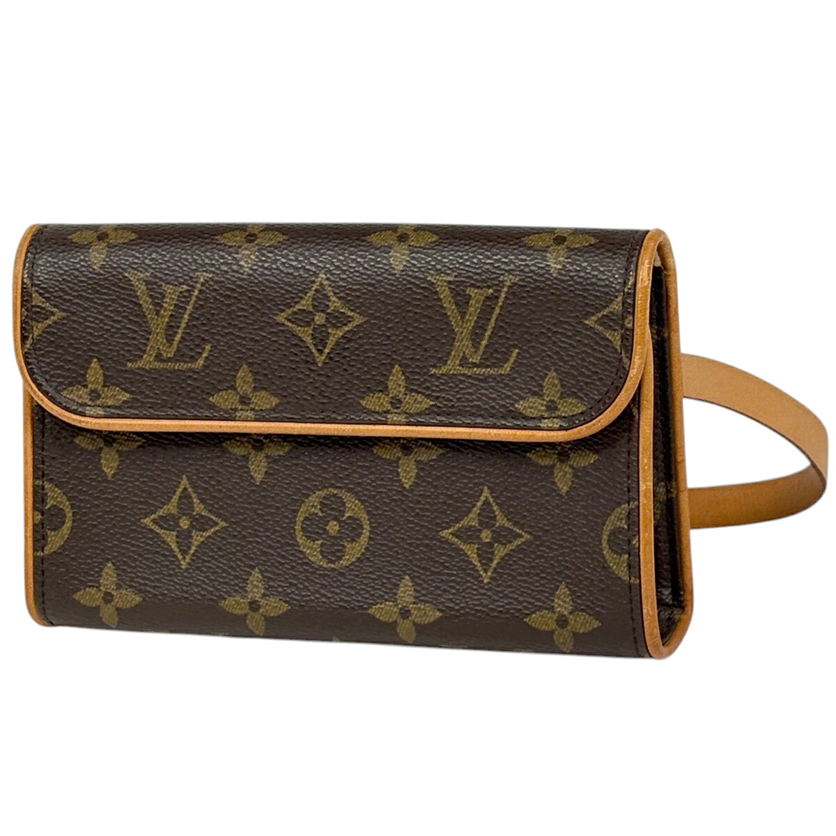 ルイ・ヴィトン Louis Vuitton ポシェット フロランティーヌ 酉の方角御徒面子 合財袋 上半身御徒面子 モノグラム 赤銅色 M51855 レディース 【中古】 msp29