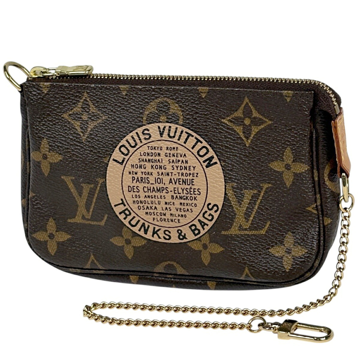 ルイ・ヴィトン Louis Vuitton ミニ ポシェット アクセソワール T＆B メイク コスメ 佩び物車寄せ モノグラム 赤銅色 M60153 レディース 【中古】 msp29