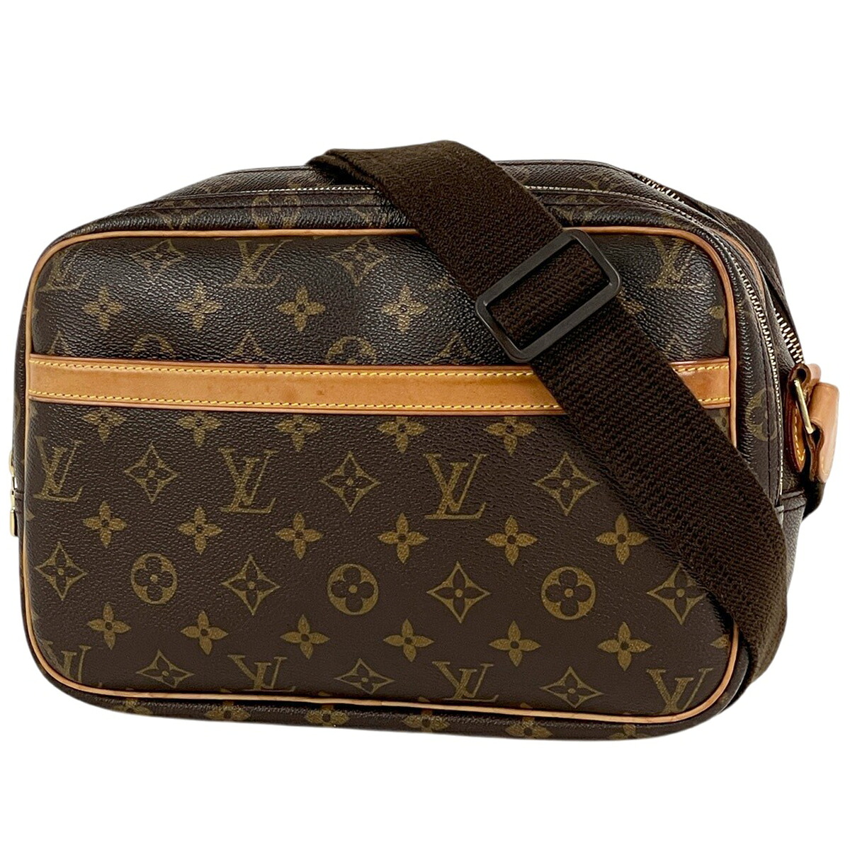 ルイ・ヴィトン Louis Vuitton リポーターPM ショルダーバッグ モノグラム ブラウン M45254 レディース 【中古】 msp39｜バイセル 店