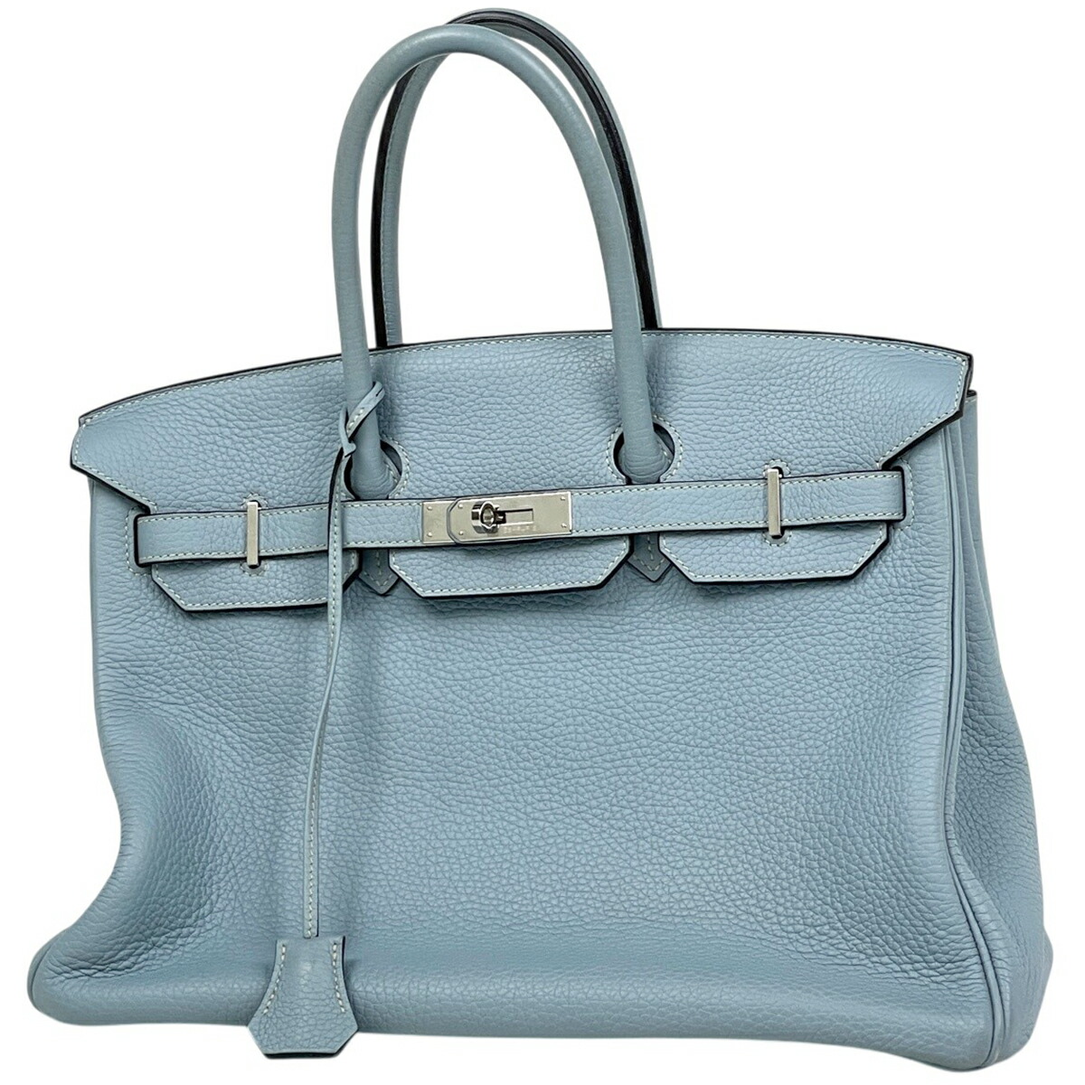 エルメス HERMES バーキン35 ハンドバッグ トリヨンクレマンス ブルーリン (ブルーラン) P レディース 【中古】｜バイセル 店