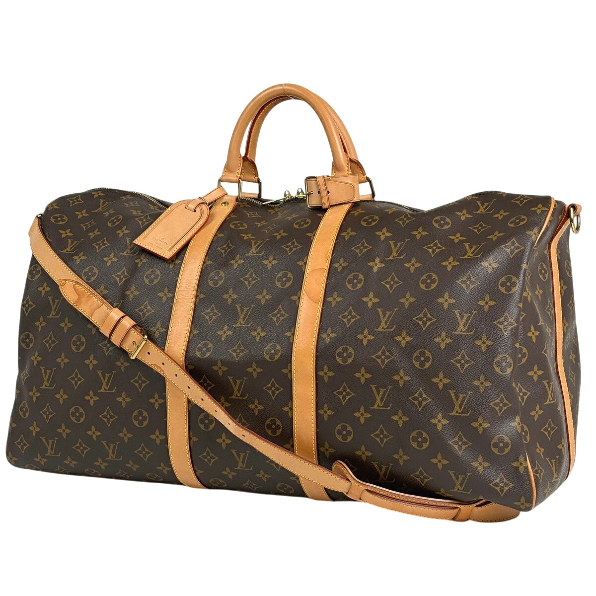 ルイ・ヴィトン Louis Vuitton キーポル バンドリエール60 2WAY ボストンバッグ モノグラム 赤銅色 M41412 レディース 【中古】