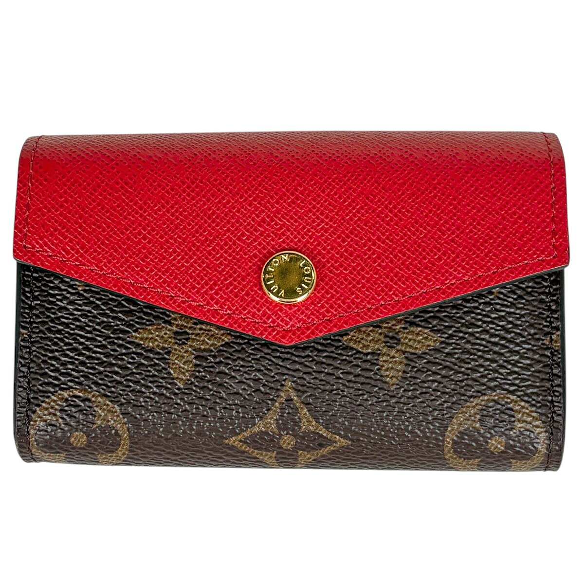 ルイ・ヴィトン Louis Vuitton ミュルティカルト サラ 歌留多容れもの モノグラム 赤銅色 コクリコ(赤いこと) M61274 レディース 【中古】 msp29