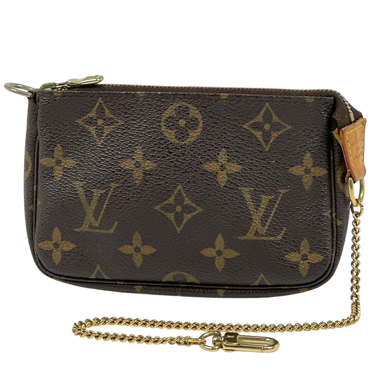 ルイ・ヴィトン Louis Vuitton ミニ ポシェット アクセソワール メイク コスメ 付属品合切袋 モノグラム 赤銅色 M58009 レディース 【中古】 msp29