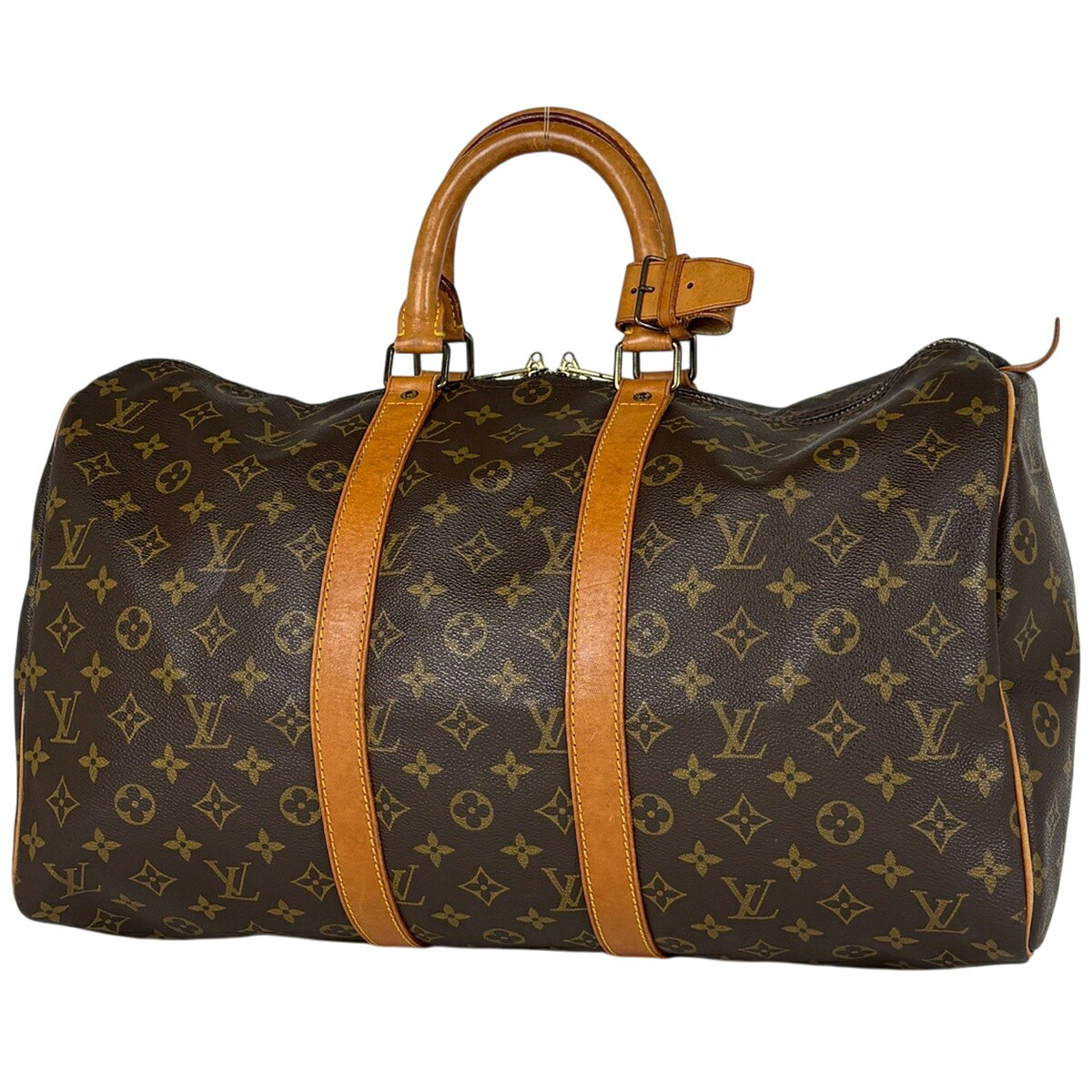 ルイ・ヴィトン Louis Vuitton キーポル45 ハンドバック ボストンバッグ モノグラム 赤銅色 M41428 レディース 【中古】