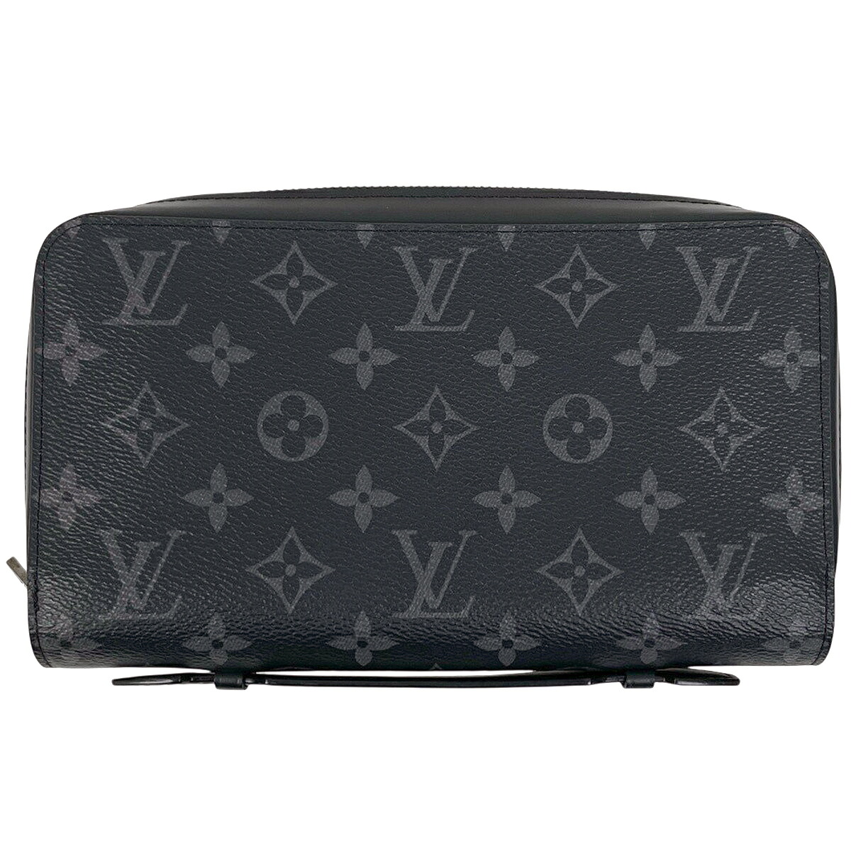 ルイ・ヴィトン Louis Vuitton ジッピーXL 長金入れ モノグラムエクリプス ノワール(黒いこと) M61698 メンズ 【中古】 msp29