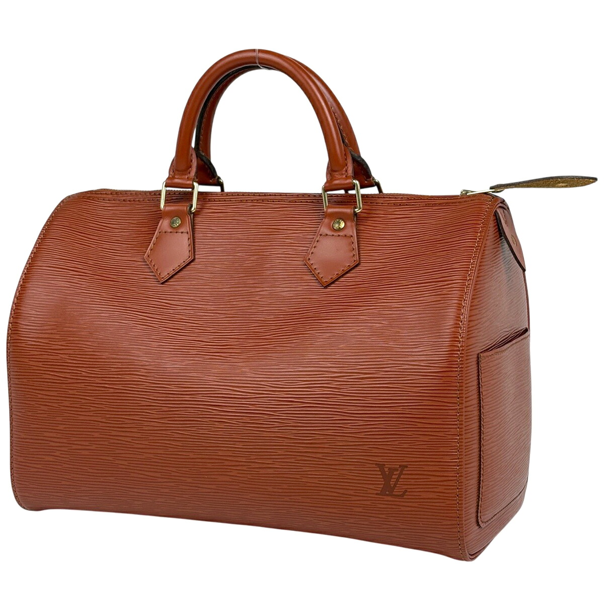 ルイ・ヴィトン Louis Vuitton スピーディ30 ボストンバッグ ハンドバッグ エピ ケニアブラウン M43003 レディース 【中古】|バイセル 店