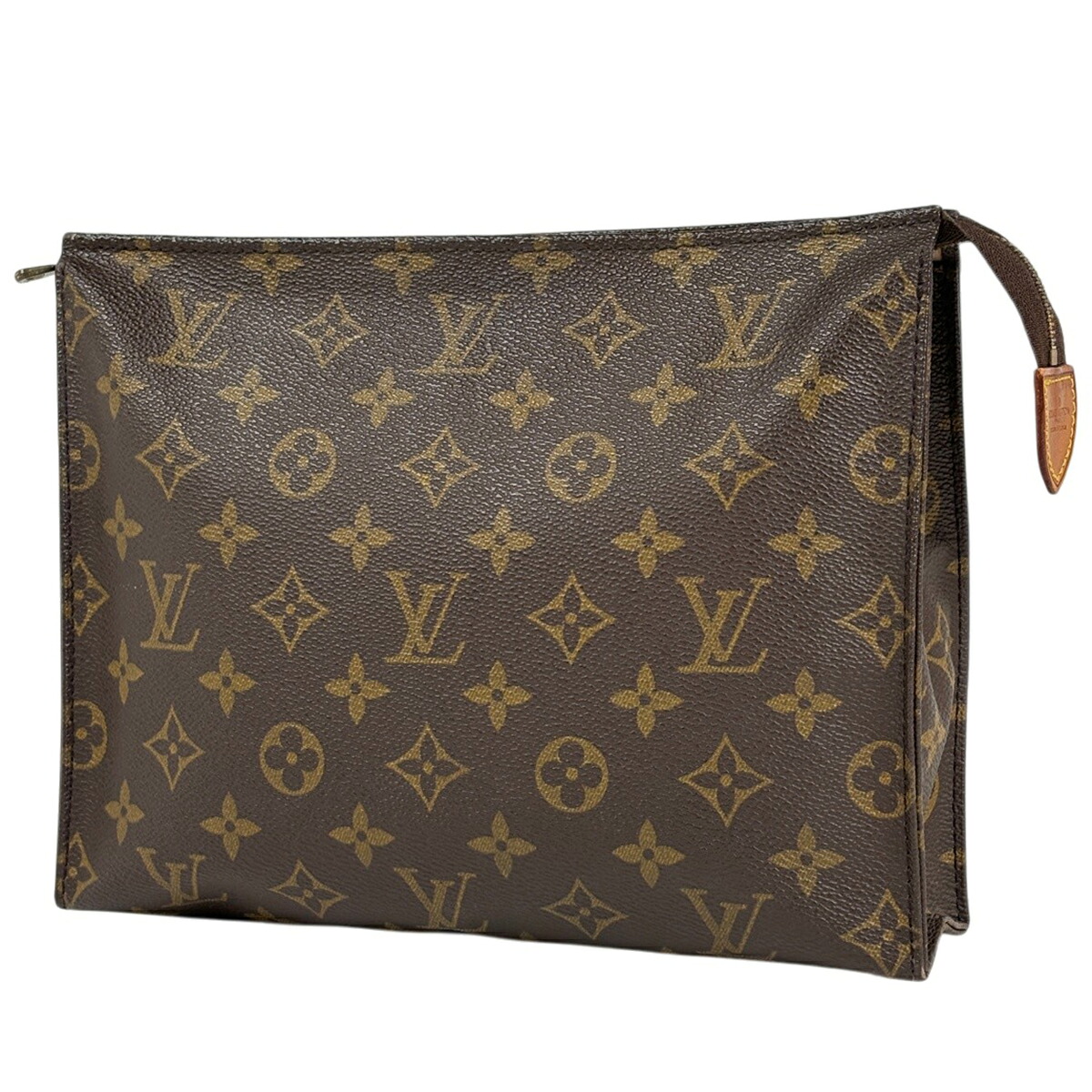 ルイ・ヴィトン Louis Vuitton ポッシュ 幼児用便器26 クラッチペダル御徒面子 かざり付ける車寄せ モノグラム 赤銅色 M47542 レディース 【中古】