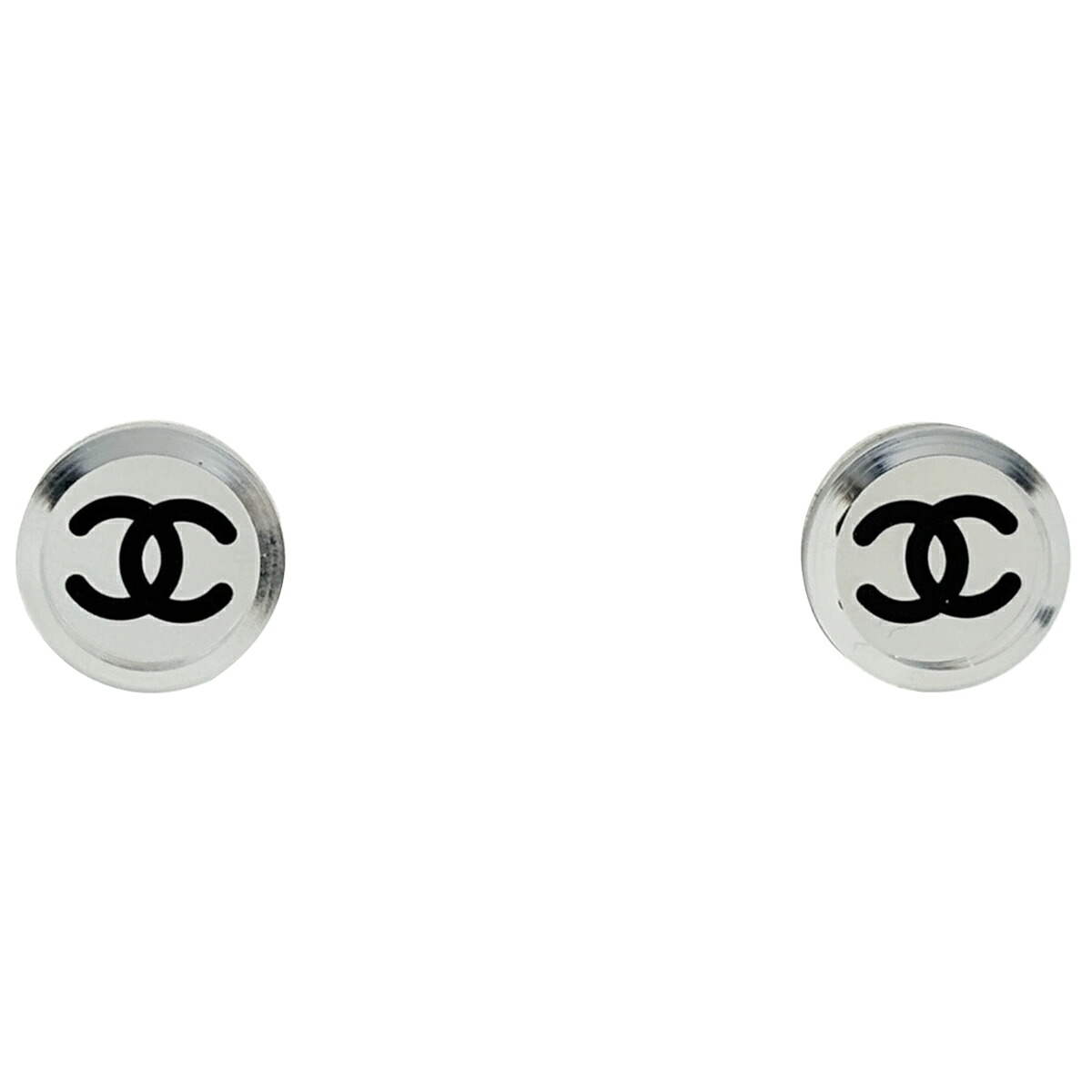 シャネル CHANEL ココマーク ラウンド ピアス シルバーメッキ シルバー レディース 【中古】 msp39|バイセル 店