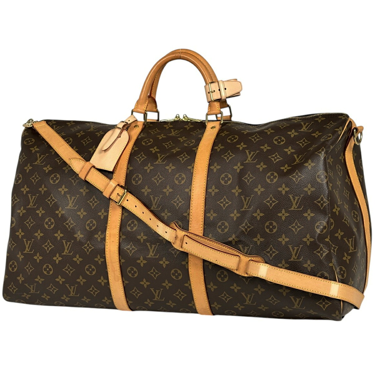 ルイ・ヴィトン Louis Vuitton キーポル バンドリエール60 ボストンバッグ モノグラム 赤銅色 M41412 レディース 【中古】 msp29