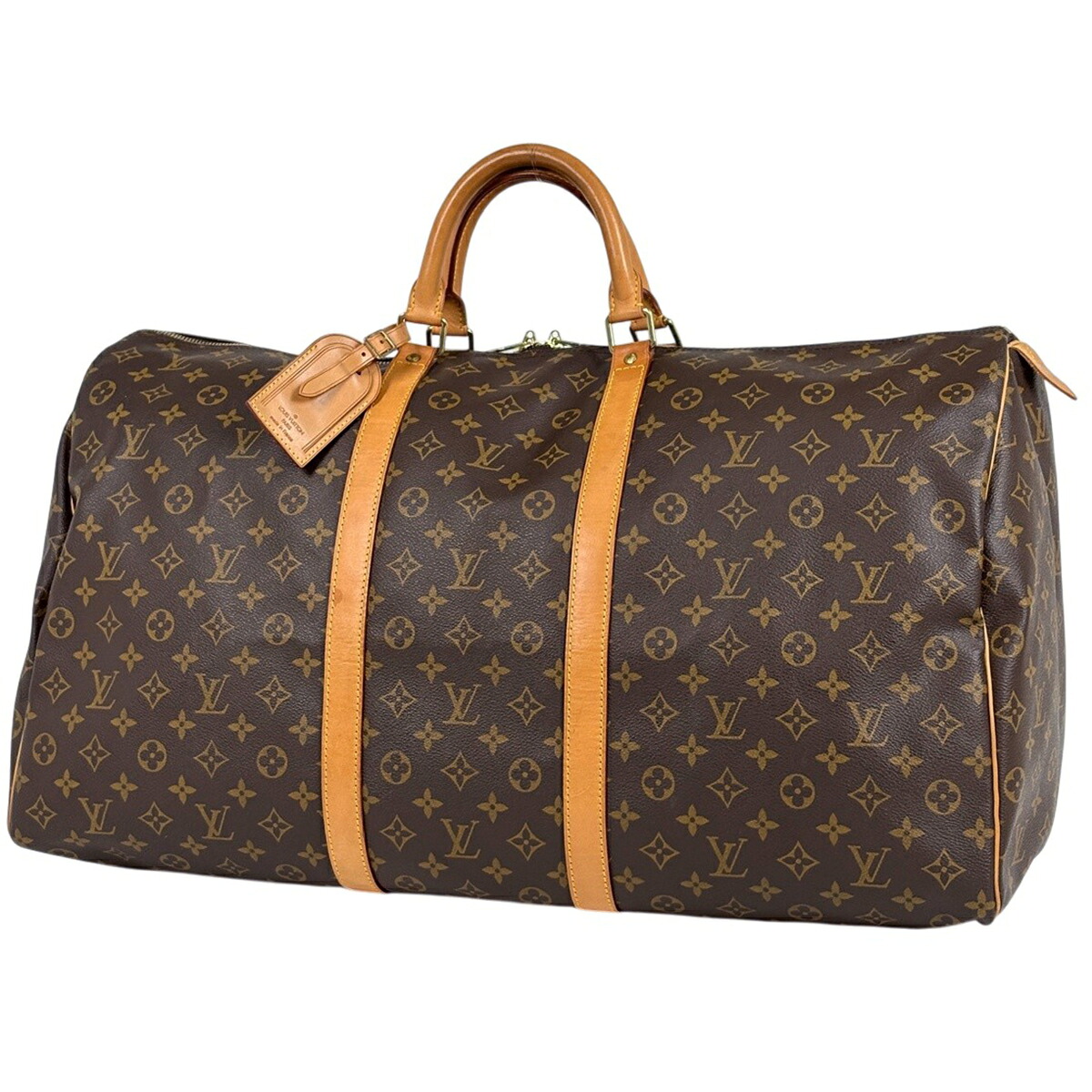 ルイ・ヴィトン Louis Vuitton キーポル60 ボストンバッグ モノグラム 赤銅色 M41422 レディース 【中古】