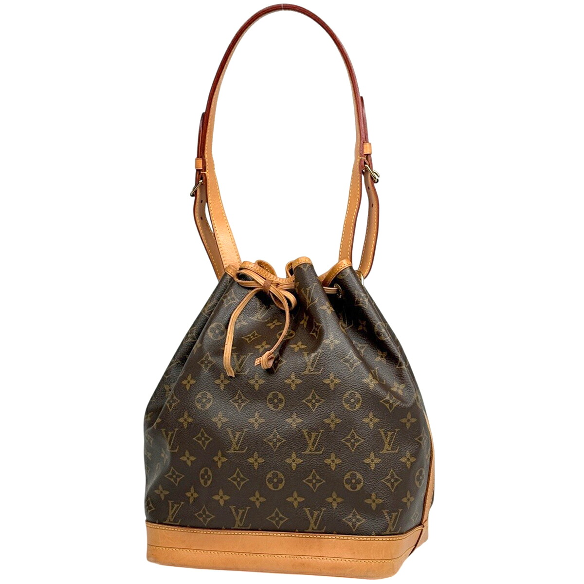 ルイ・ヴィトン Louis Vuitton ノエ 壱肩部 合切袋型 ショルダーバッグ モノグラム 赤銅色 M42224 レディース 【中古】