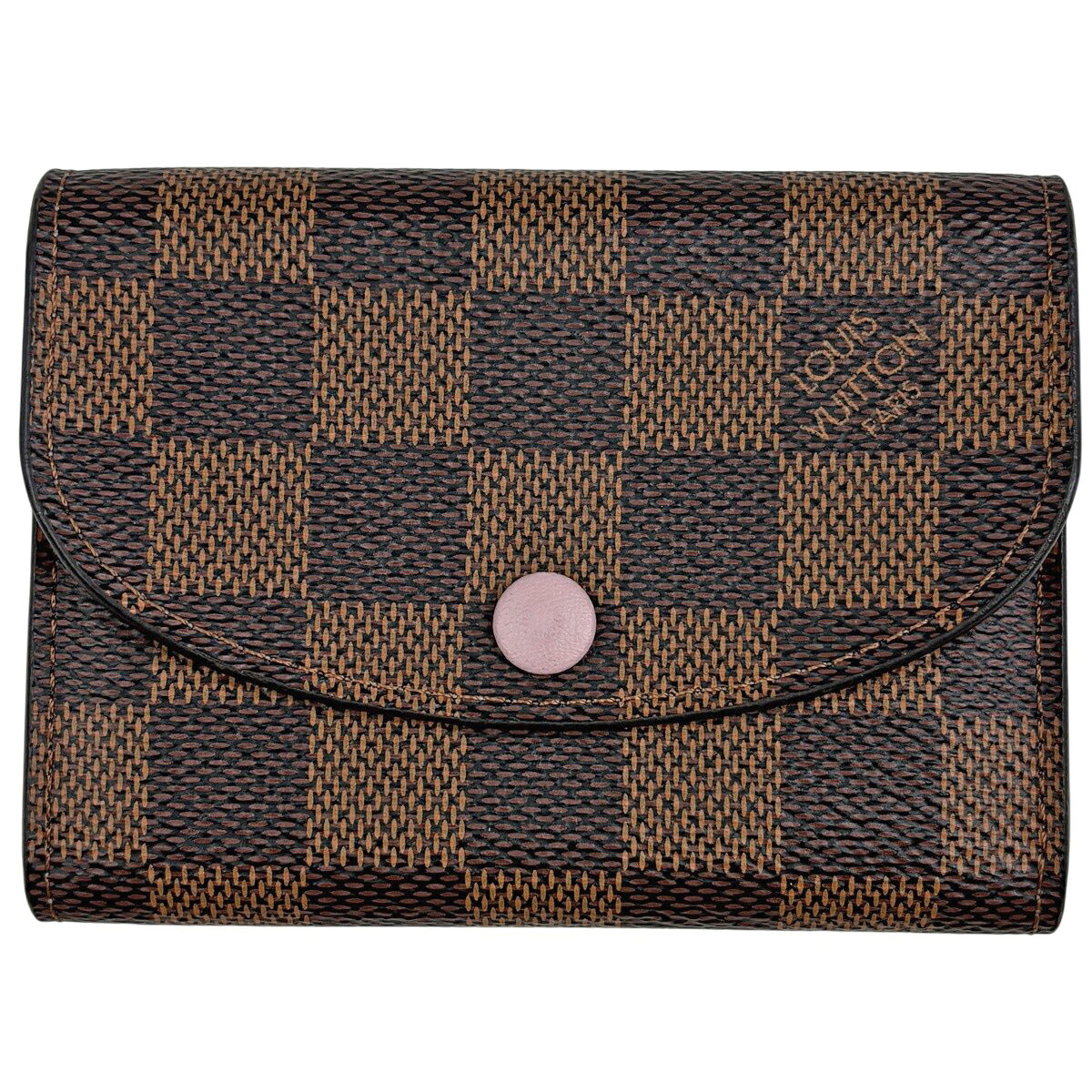 ルイ・ヴィトン Louis Vuitton ポルトモネ ロザリ コインケース ダミエ 赤銅色 ローズバレリーヌ（サクラ色） N64423 レディース 【中古】