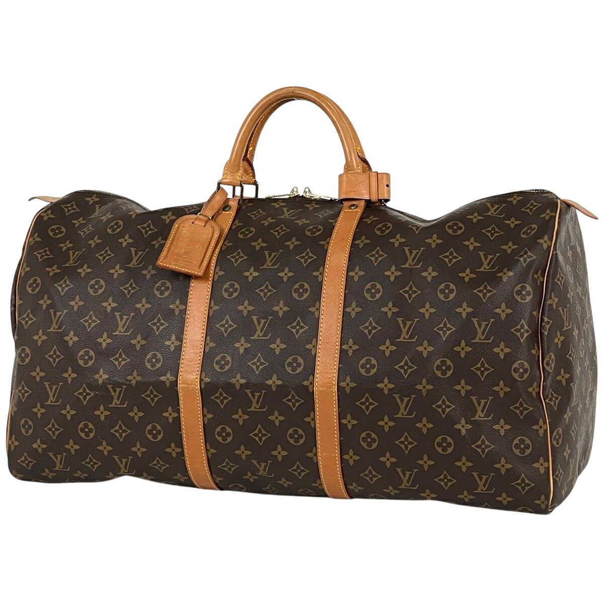 ルイ・ヴィトン Louis Vuitton キーポル60 ボストンバッグ モノグラム 赤銅色 M41422 レディース 【中古】 msp29