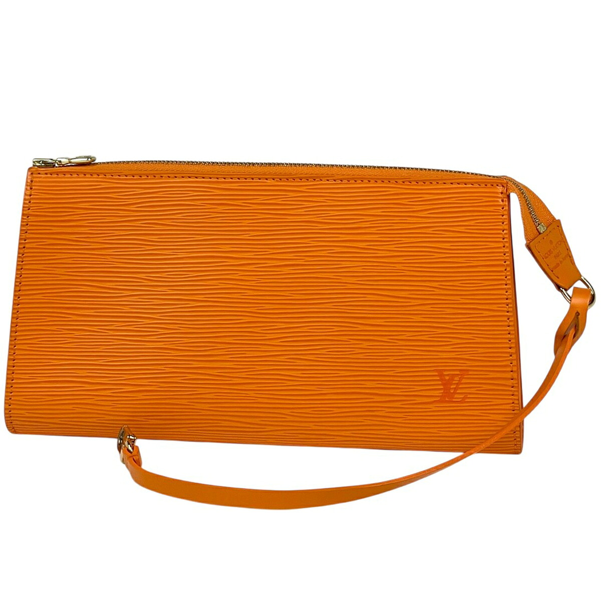 ルイ・ヴィトン Louis Vuitton ポシェット アクセソワール メイク コスメ 付属物合切袋 エピ マンダリン M5294H レディース 【中古】 msp29