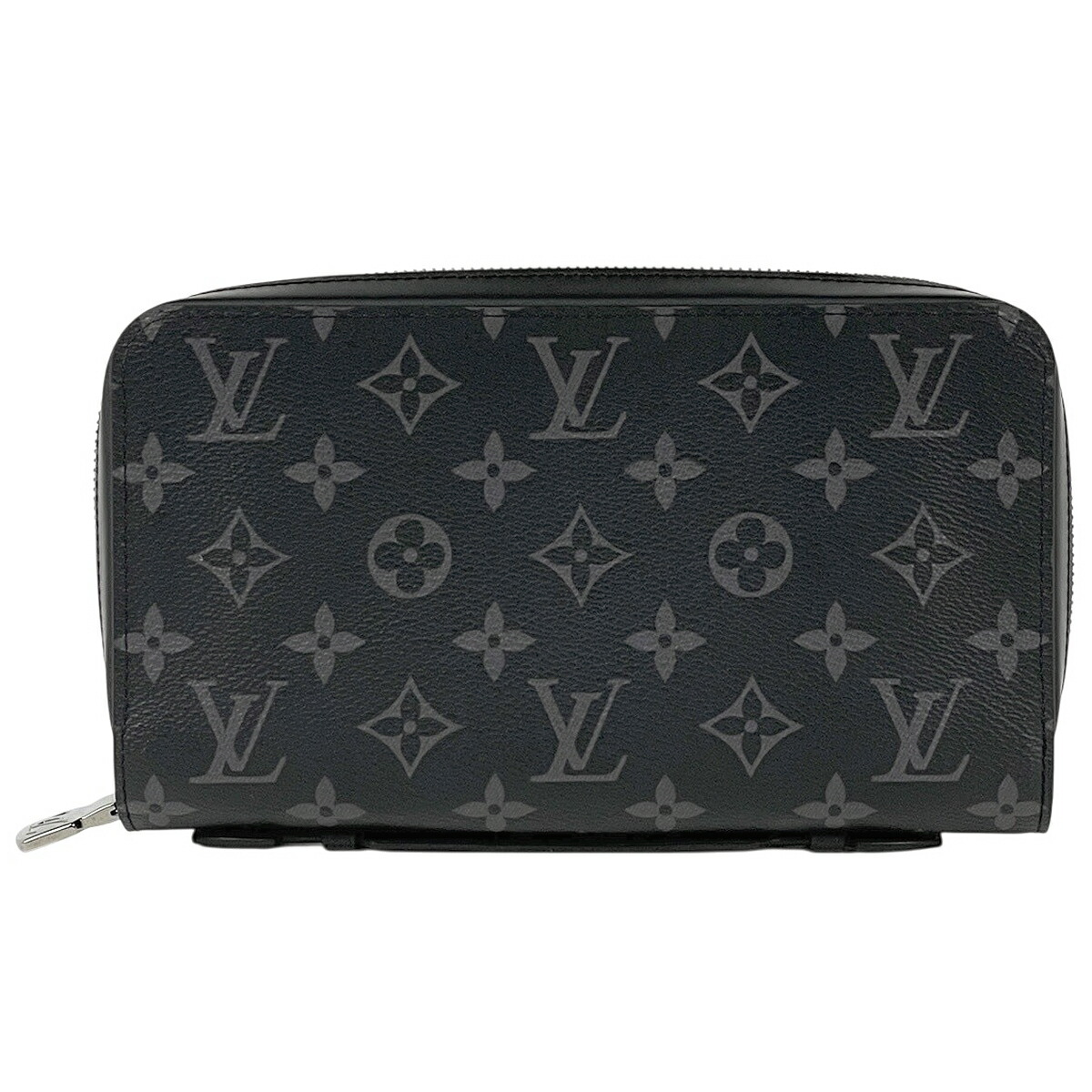 ルイ・ヴィトン Louis Vuitton ジッピーXL ラウンドチャック 長金入れ モノグラムエクリプス ノワール(黒いこと) M61698 メンズ 【中古】 msp29